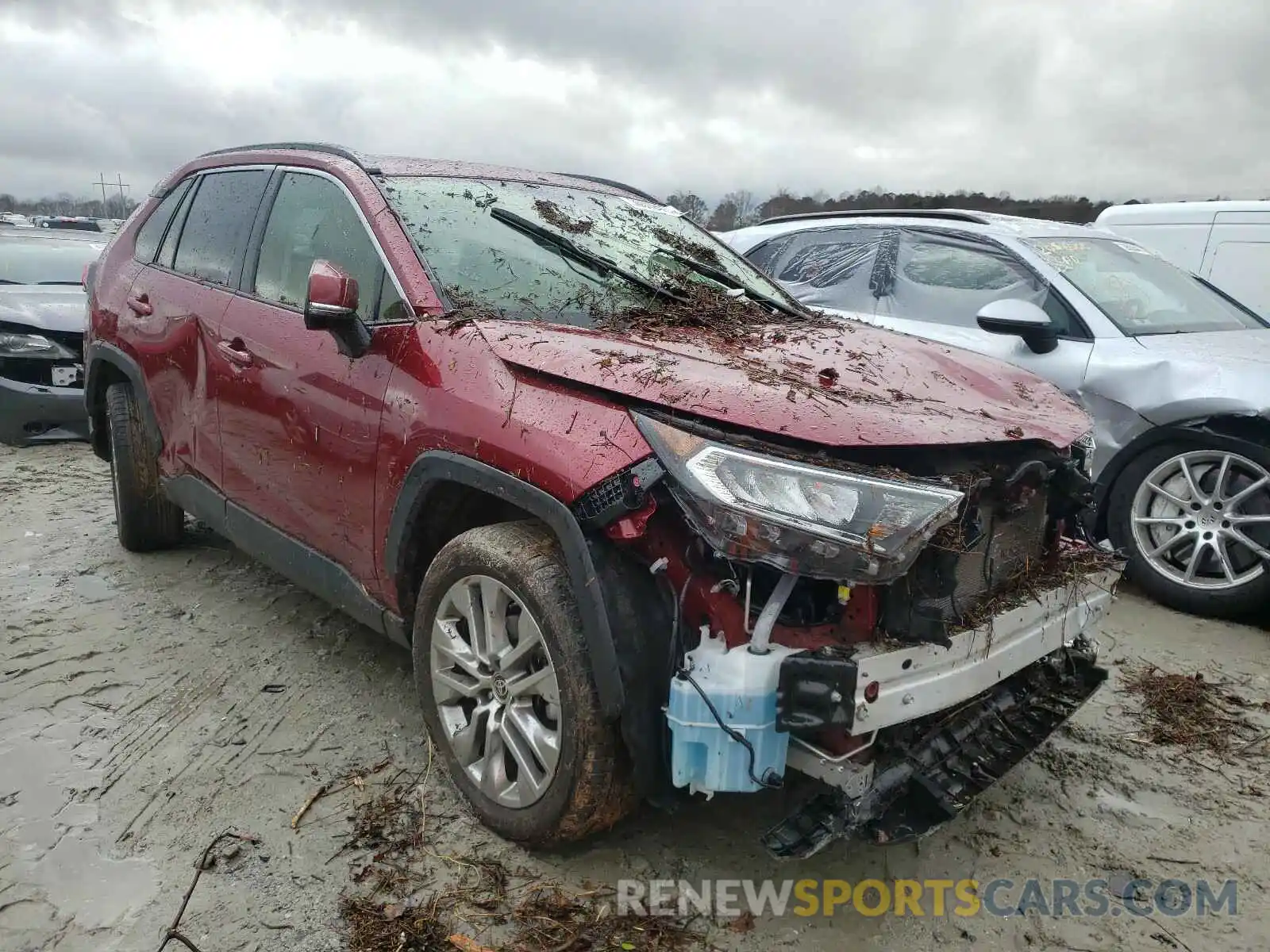 1 Photograph of a damaged car JTMA1RFV9KD523103 TOYOTA RAV4 2019