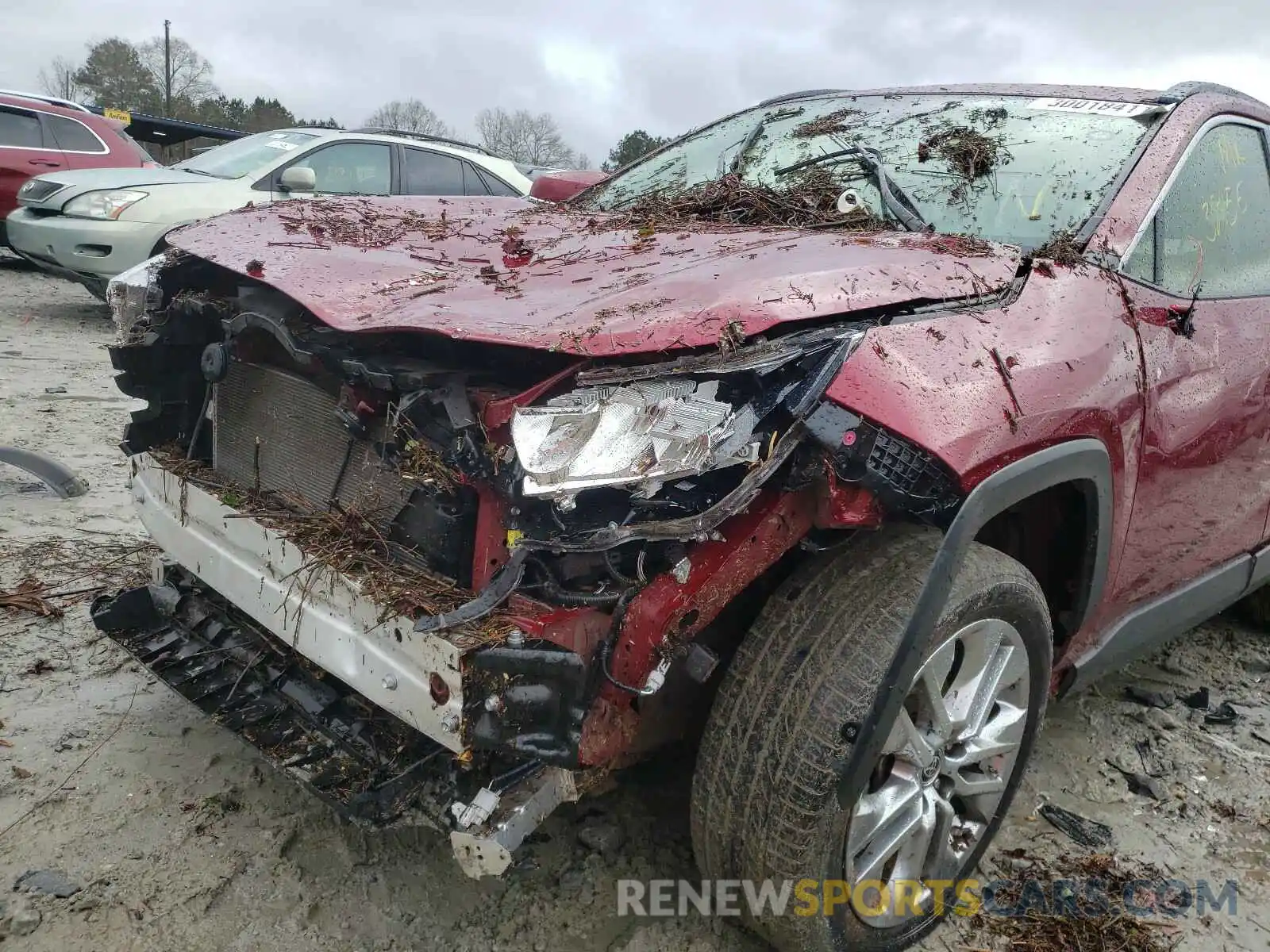 9 Photograph of a damaged car JTMA1RFV9KD523103 TOYOTA RAV4 2019