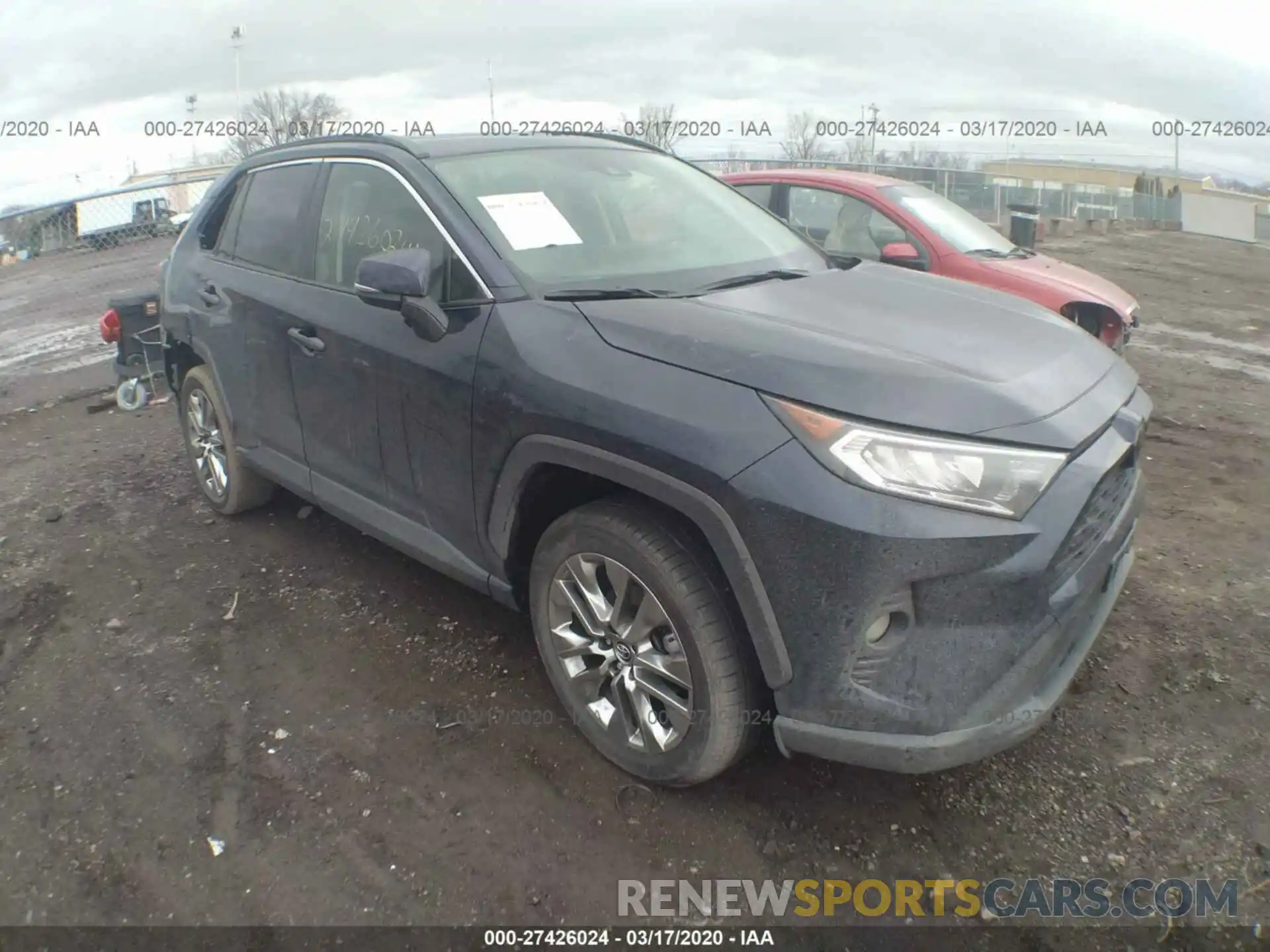 1 Photograph of a damaged car JTMA1RFVXKD010104 TOYOTA RAV4 2019