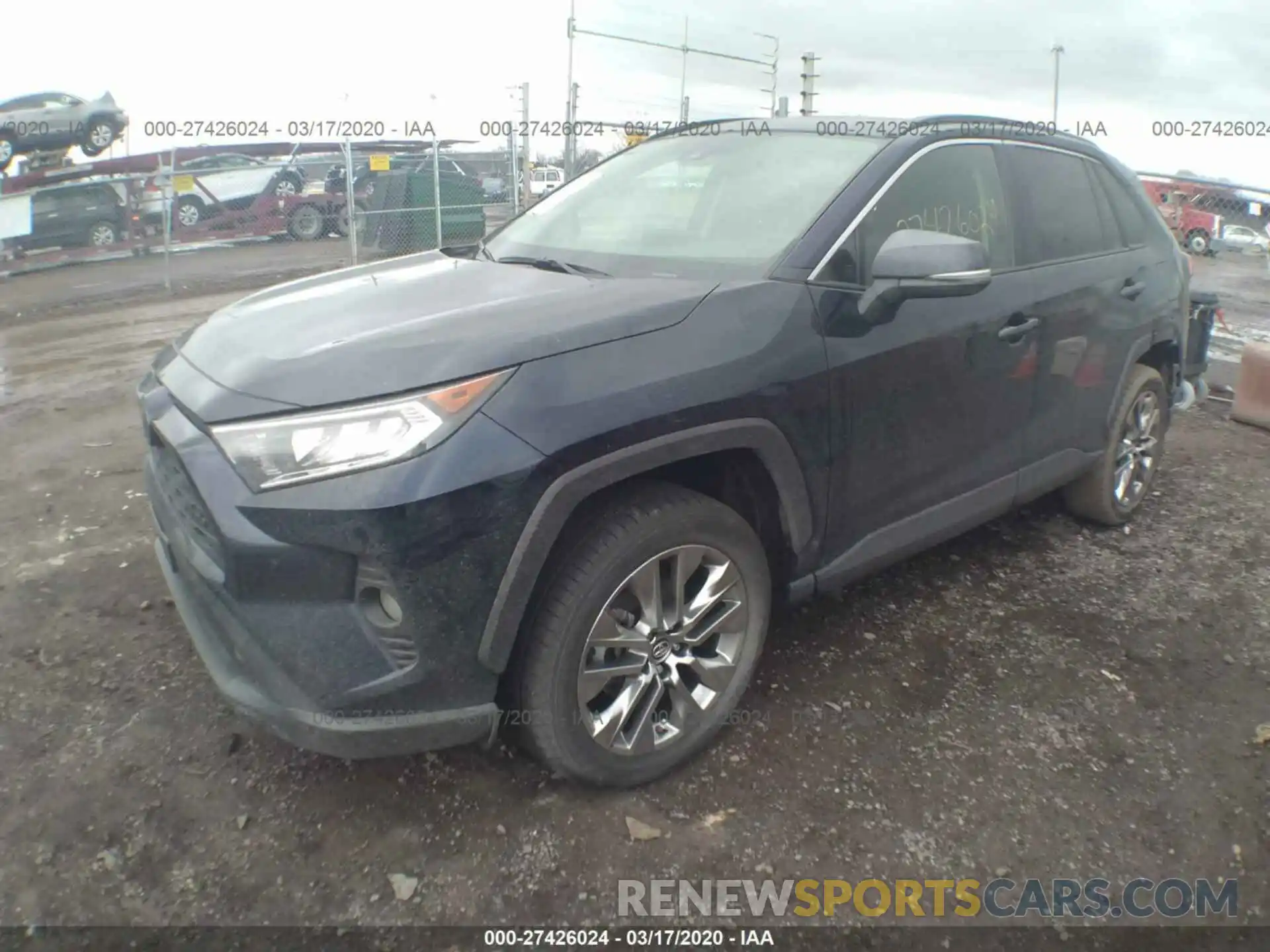 2 Photograph of a damaged car JTMA1RFVXKD010104 TOYOTA RAV4 2019