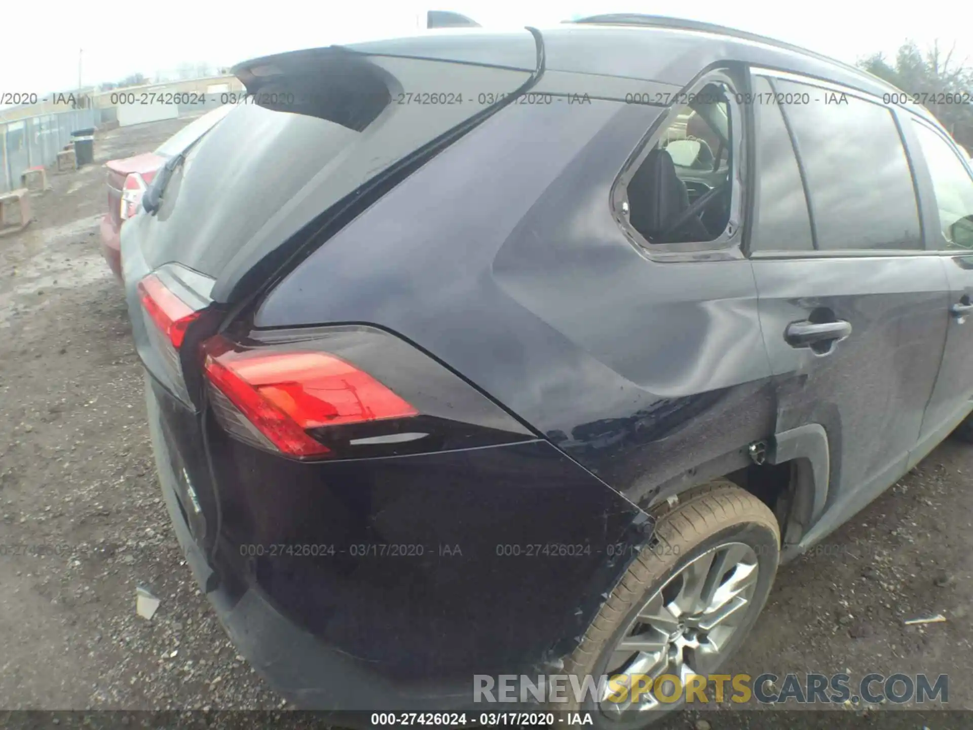 6 Photograph of a damaged car JTMA1RFVXKD010104 TOYOTA RAV4 2019