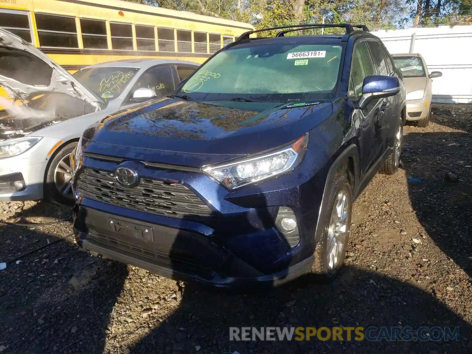 2 Photograph of a damaged car JTMA1RFVXKD019112 TOYOTA RAV4 2019