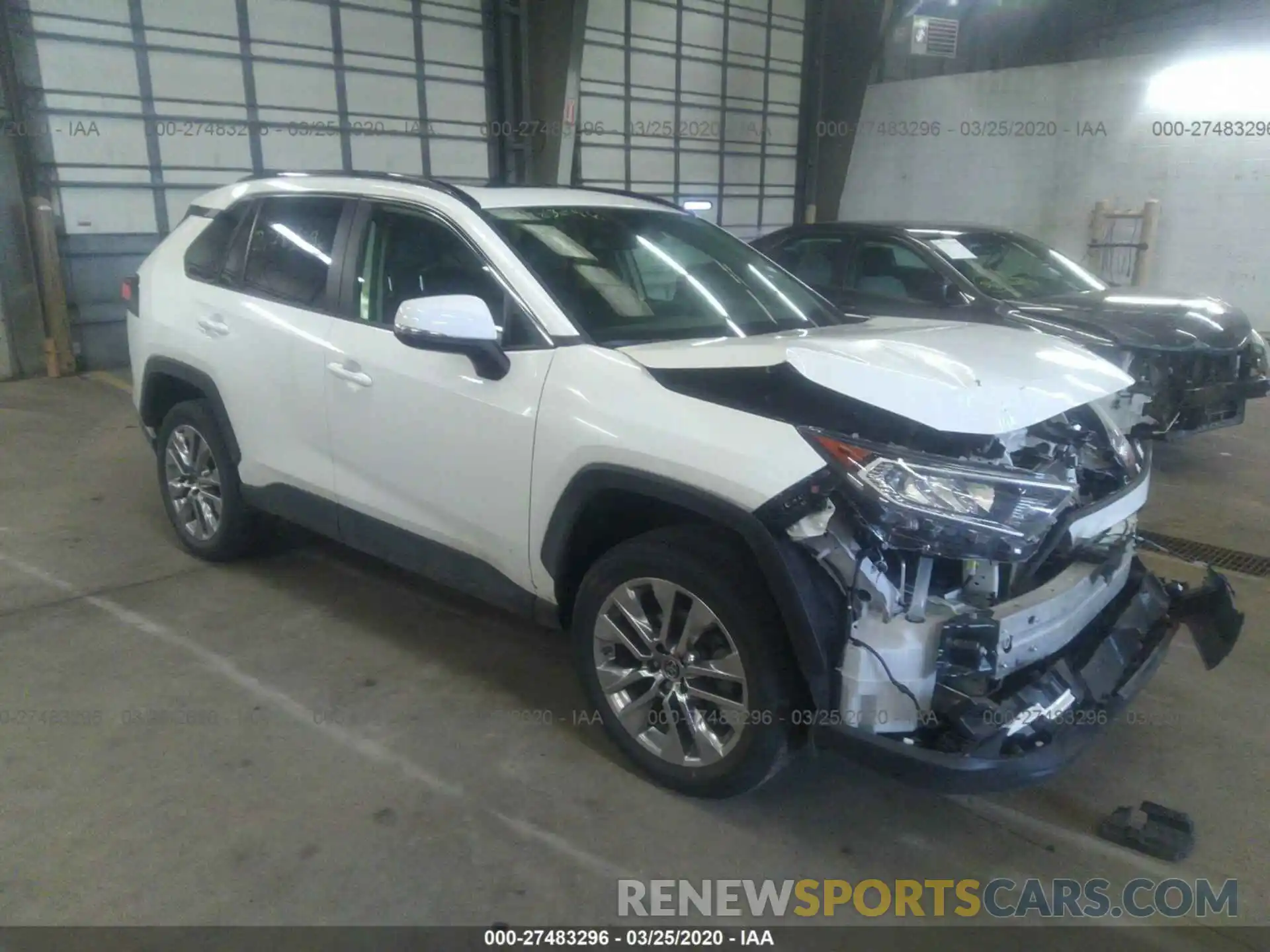 1 Photograph of a damaged car JTMA1RFVXKD020230 TOYOTA RAV4 2019