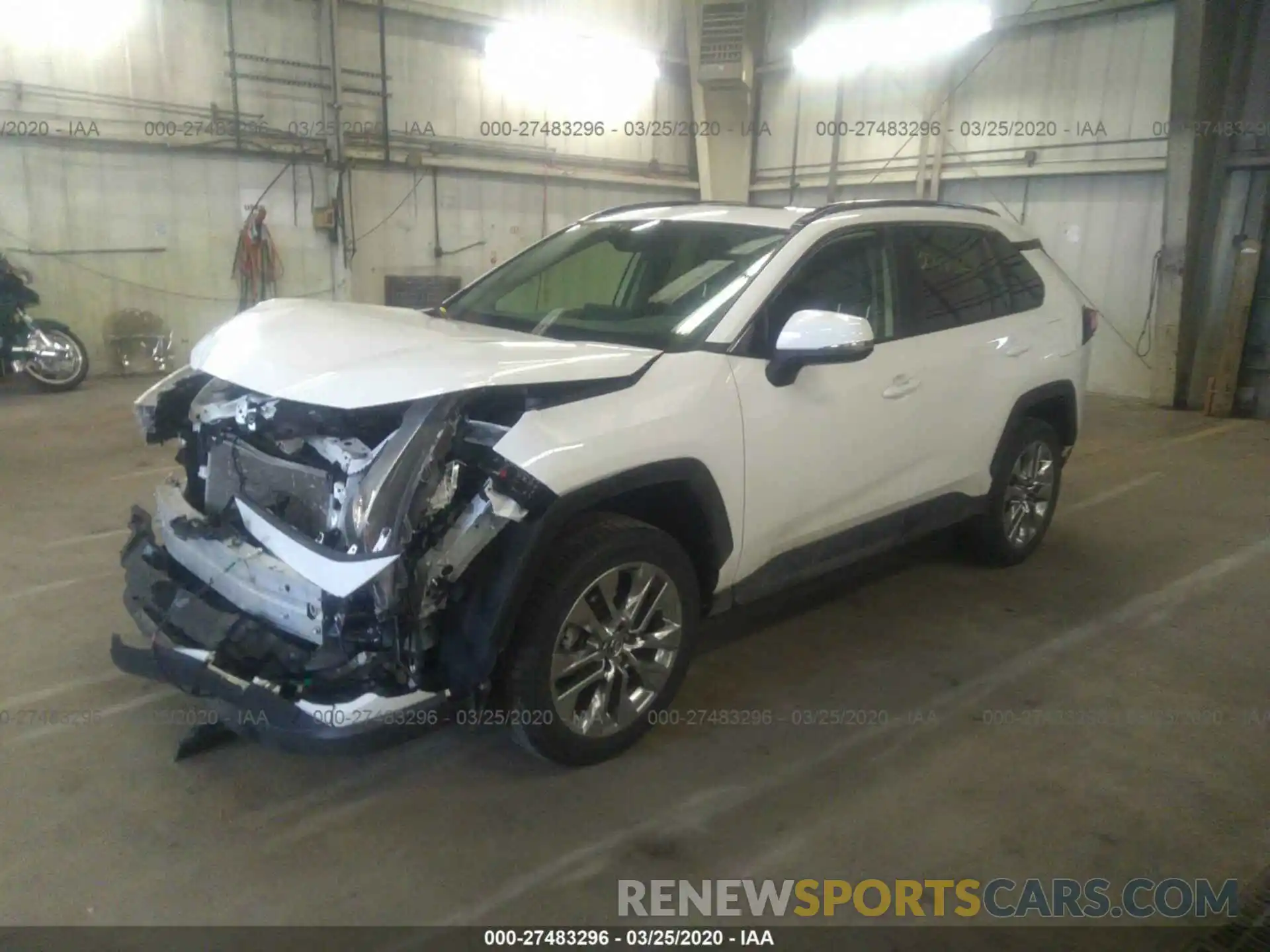 2 Photograph of a damaged car JTMA1RFVXKD020230 TOYOTA RAV4 2019