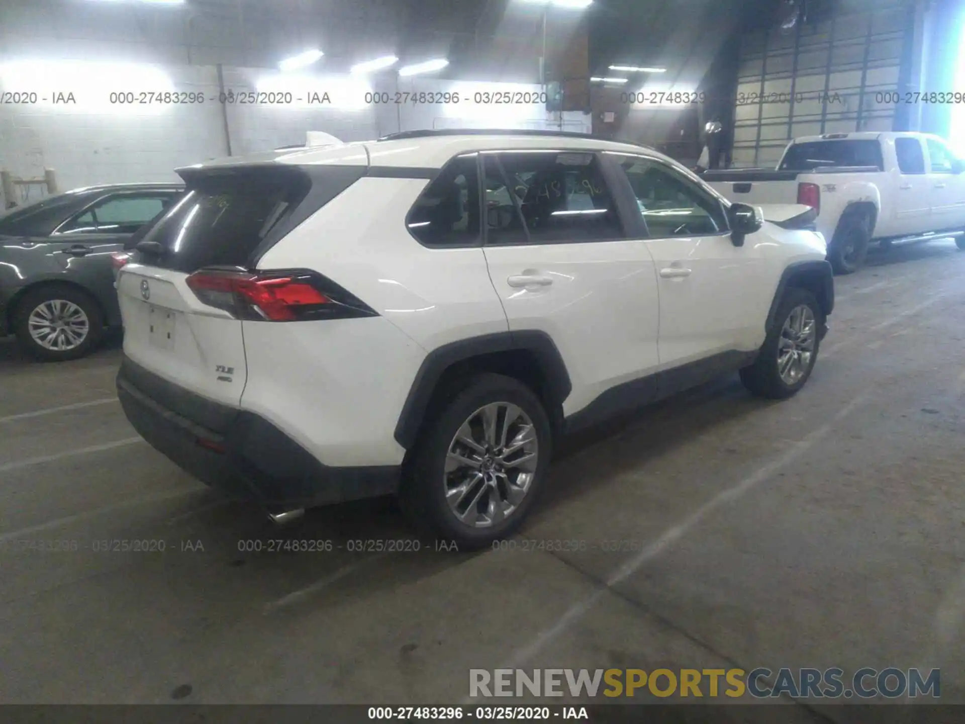 4 Фотография поврежденного автомобиля JTMA1RFVXKD020230 TOYOTA RAV4 2019