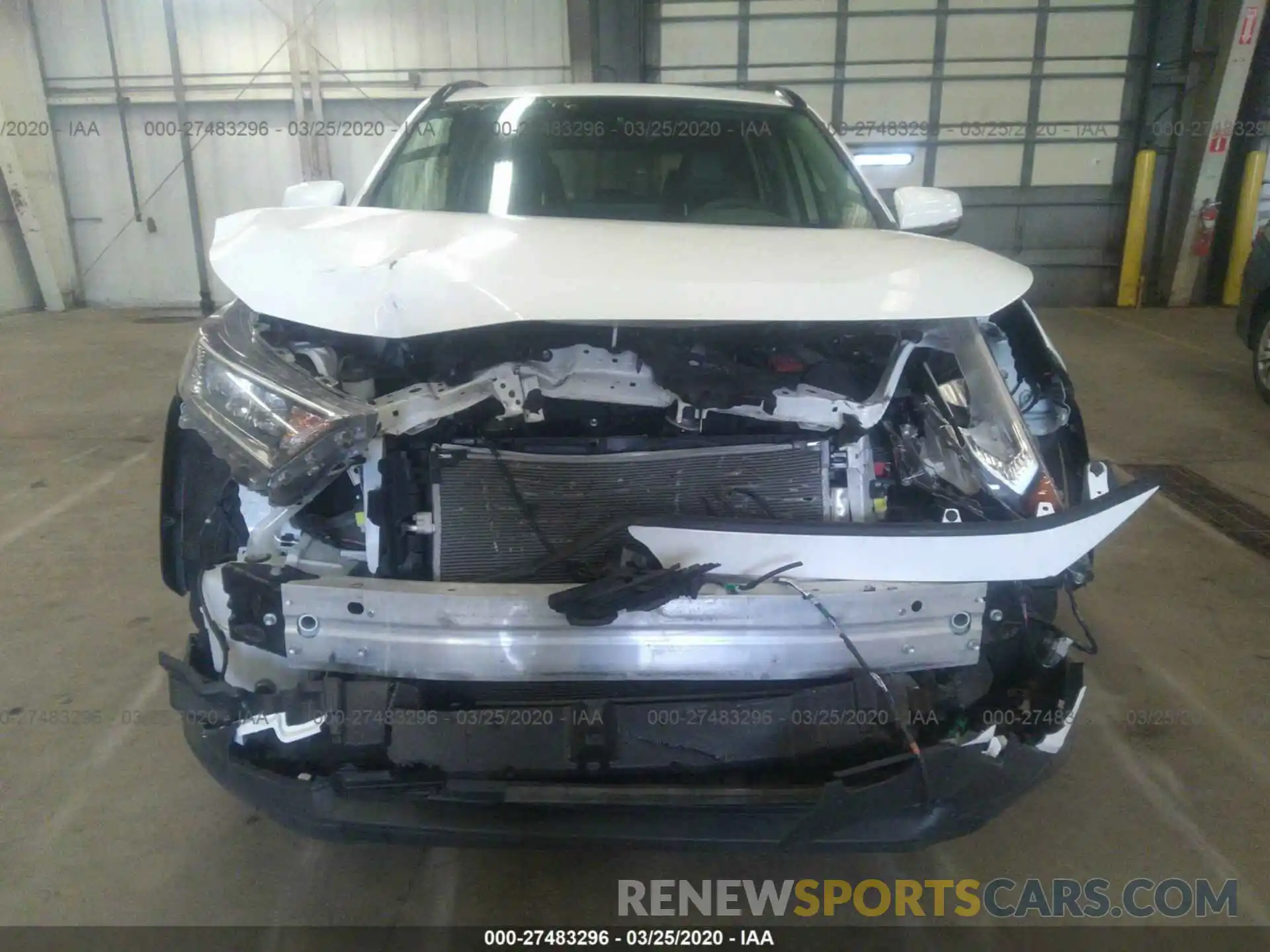 6 Photograph of a damaged car JTMA1RFVXKD020230 TOYOTA RAV4 2019