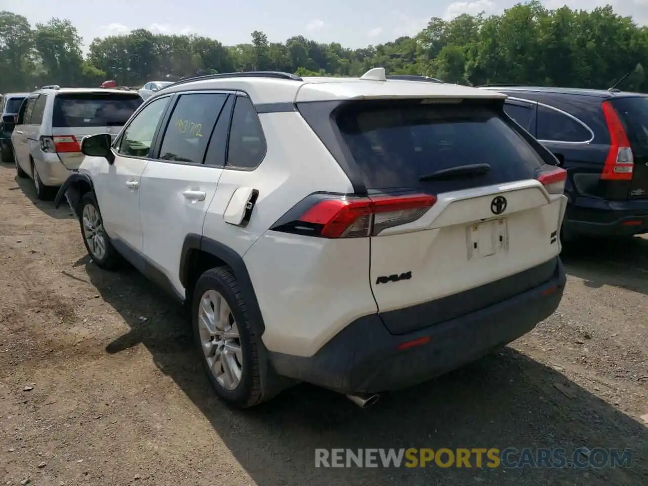 3 Photograph of a damaged car JTMA1RFVXKD031762 TOYOTA RAV4 2019