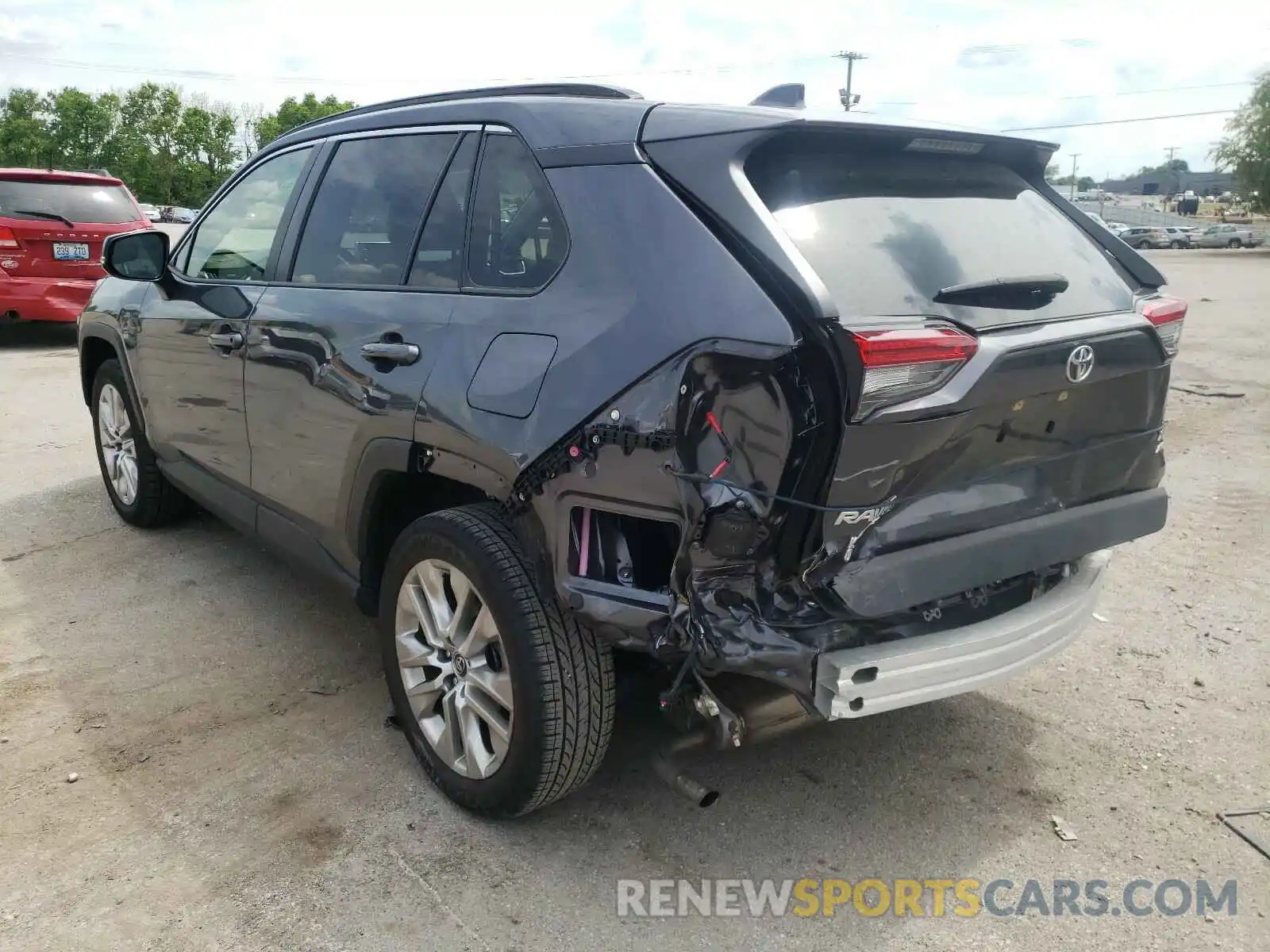 3 Photograph of a damaged car JTMA1RFVXKD037030 TOYOTA RAV4 2019