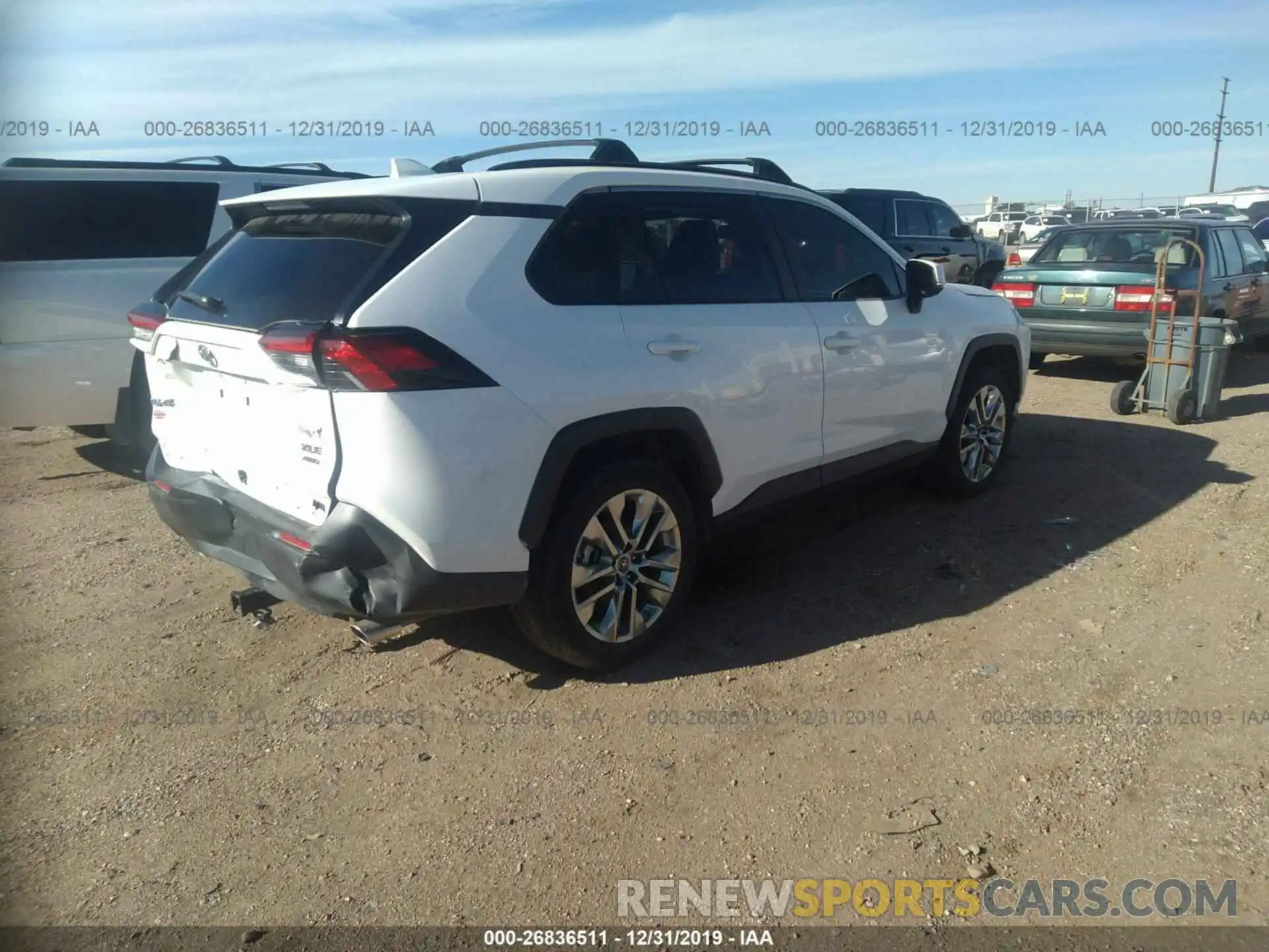 4 Photograph of a damaged car JTMA1RFVXKD503555 TOYOTA RAV4 2019