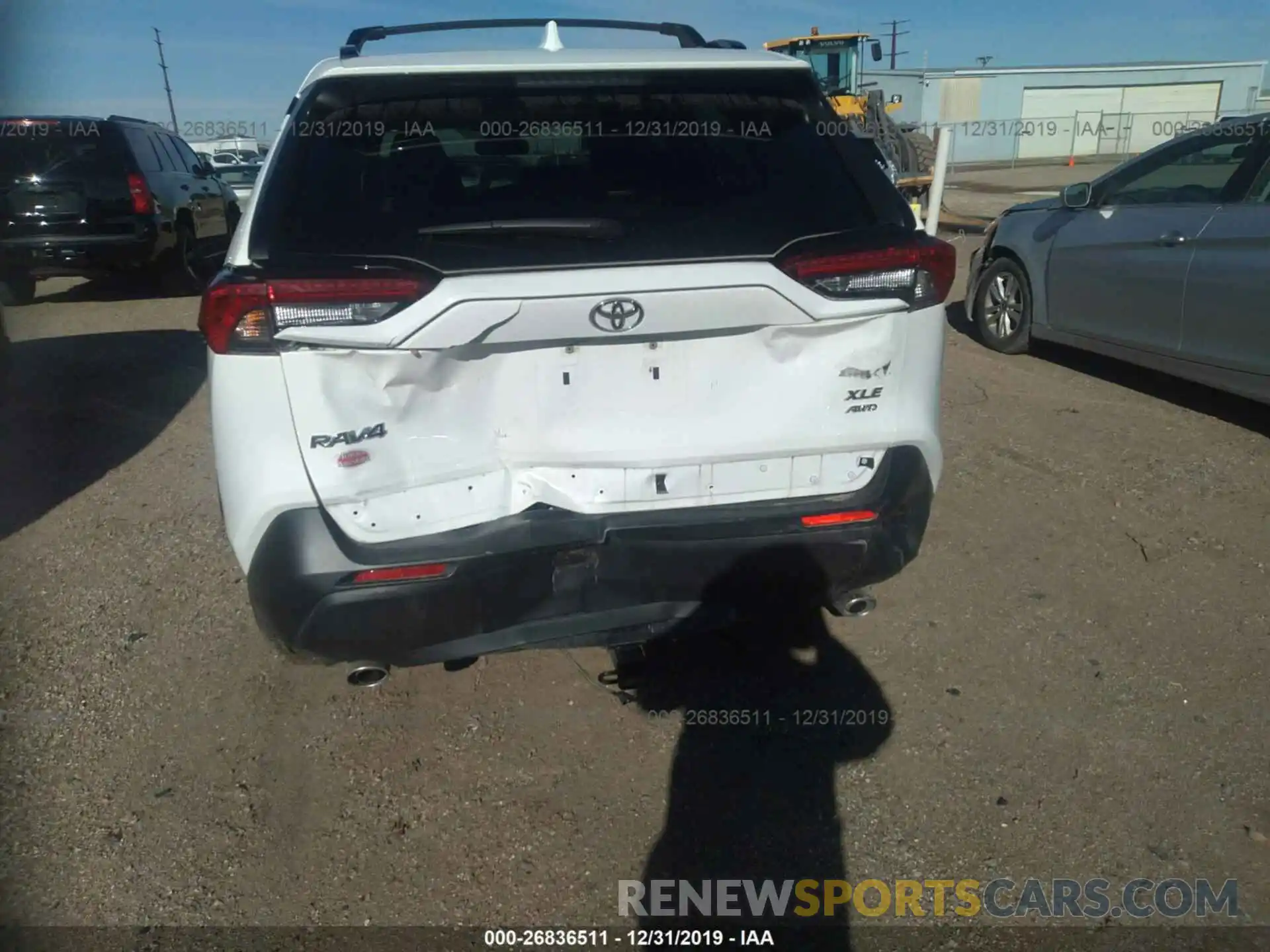 6 Photograph of a damaged car JTMA1RFVXKD503555 TOYOTA RAV4 2019