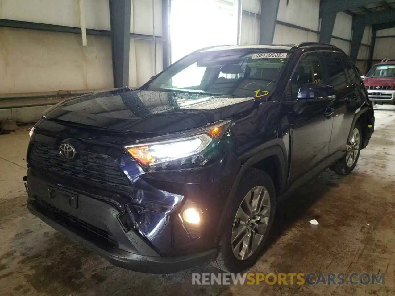 2 Photograph of a damaged car JTMA1RFVXKD505046 TOYOTA RAV4 2019