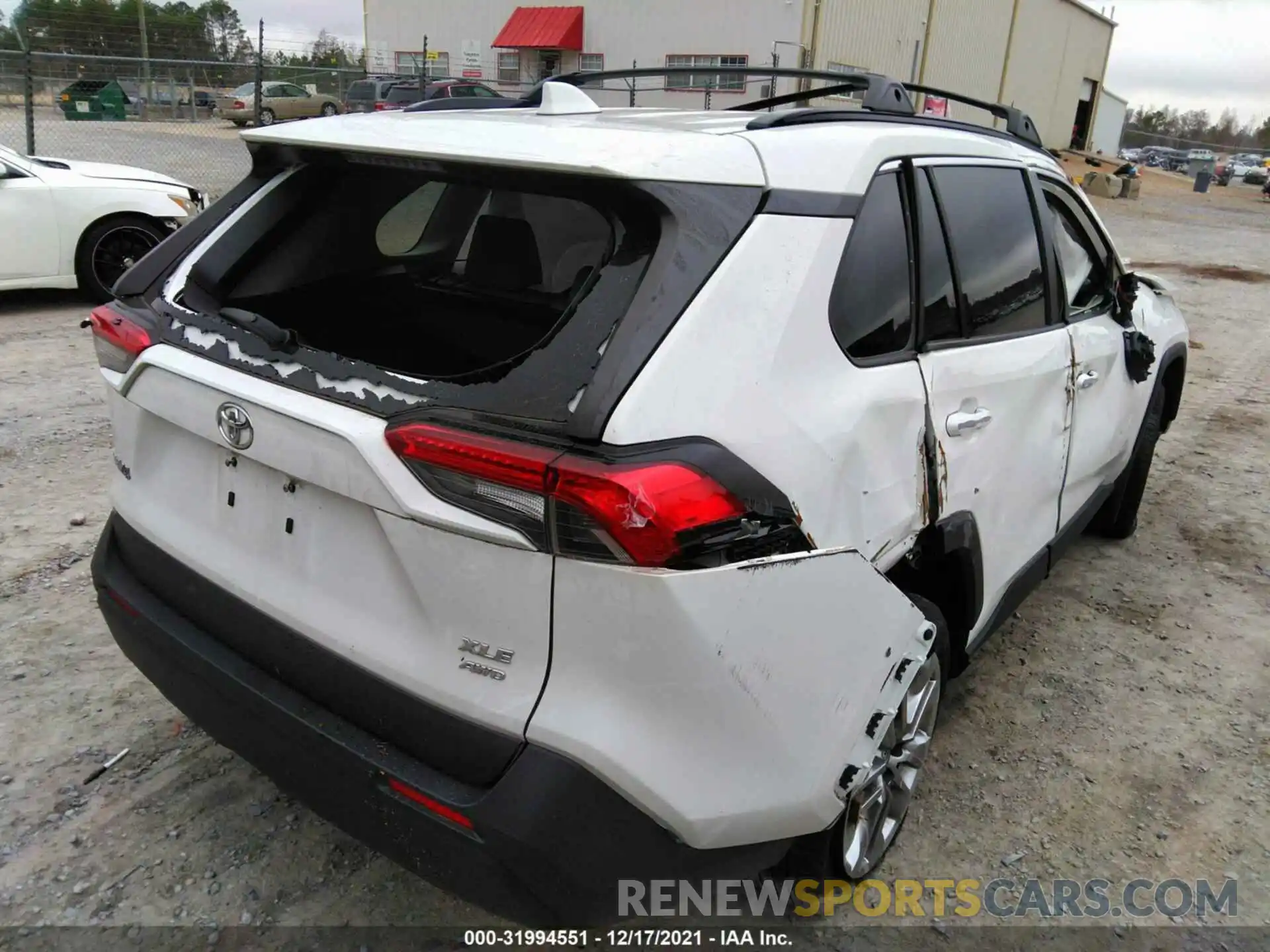 4 Фотография поврежденного автомобиля JTMA1RFVXKD509999 TOYOTA RAV4 2019