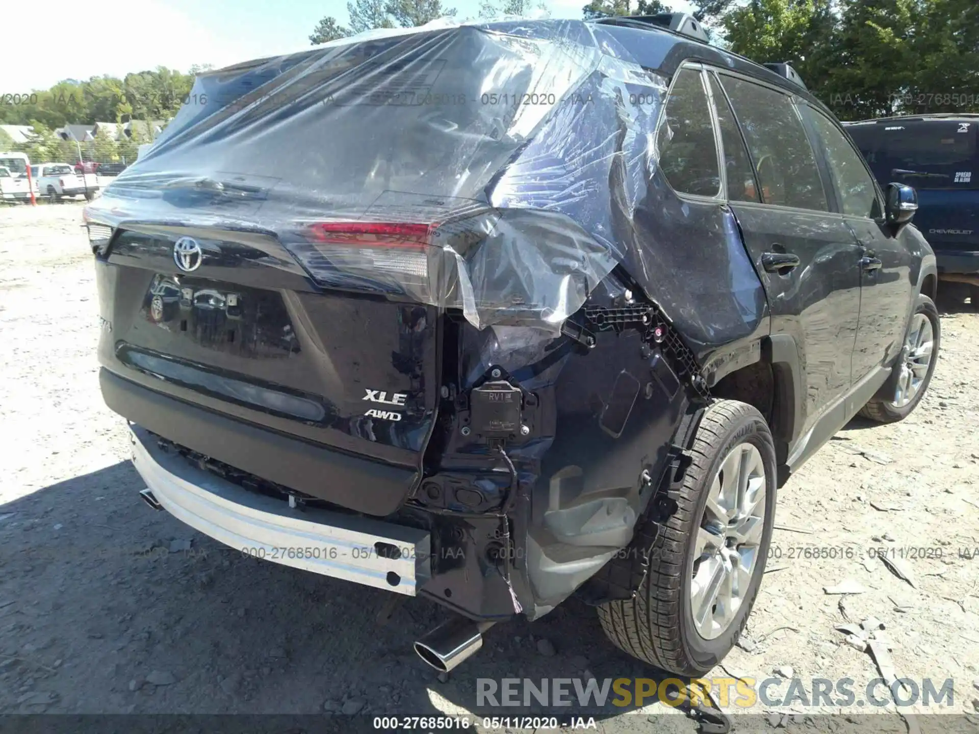 6 Photograph of a damaged car JTMA1RFVXKD520212 TOYOTA RAV4 2019