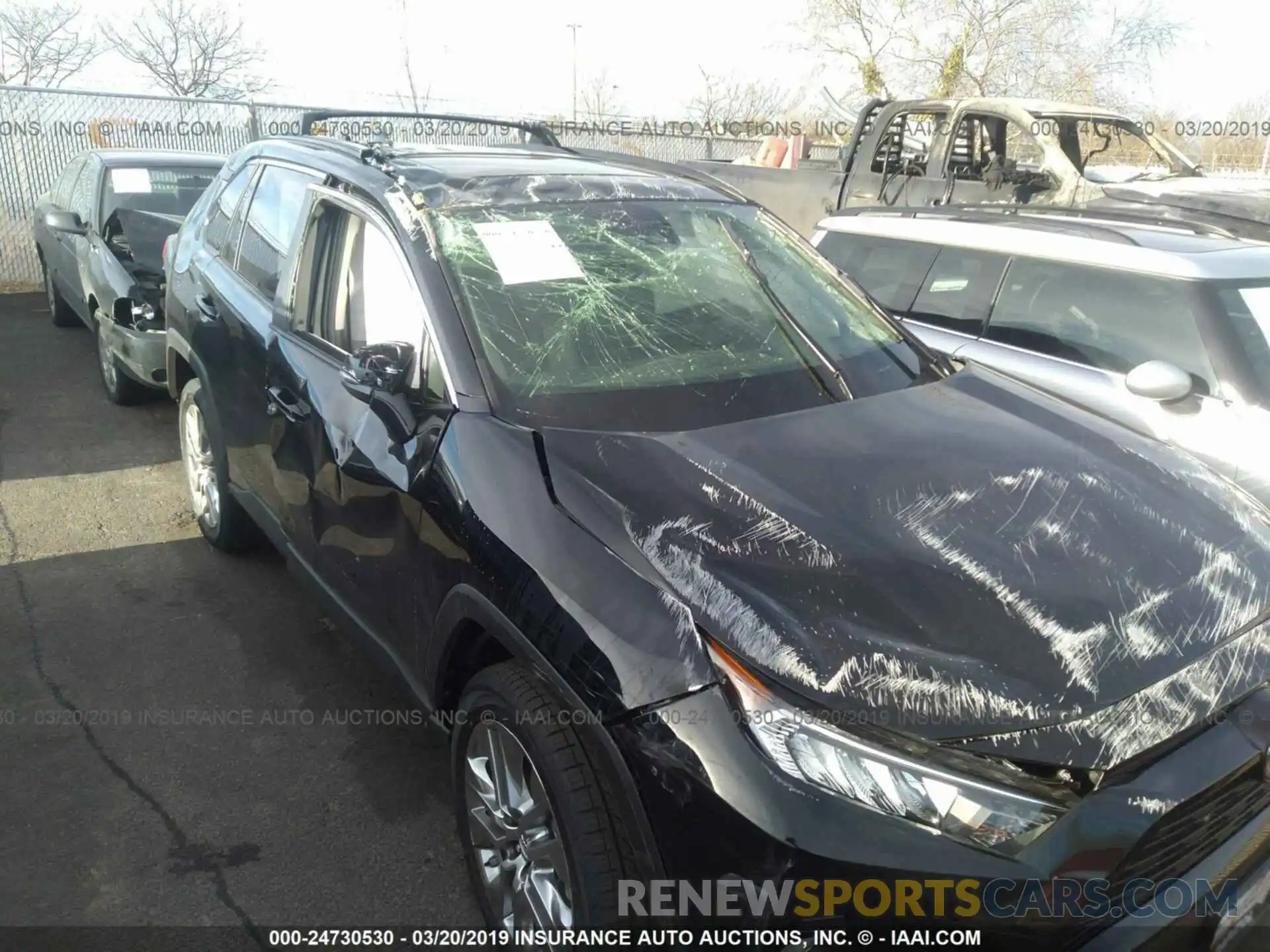 6 Photograph of a damaged car JTMA1RFVXKJ006801 TOYOTA RAV4 2019