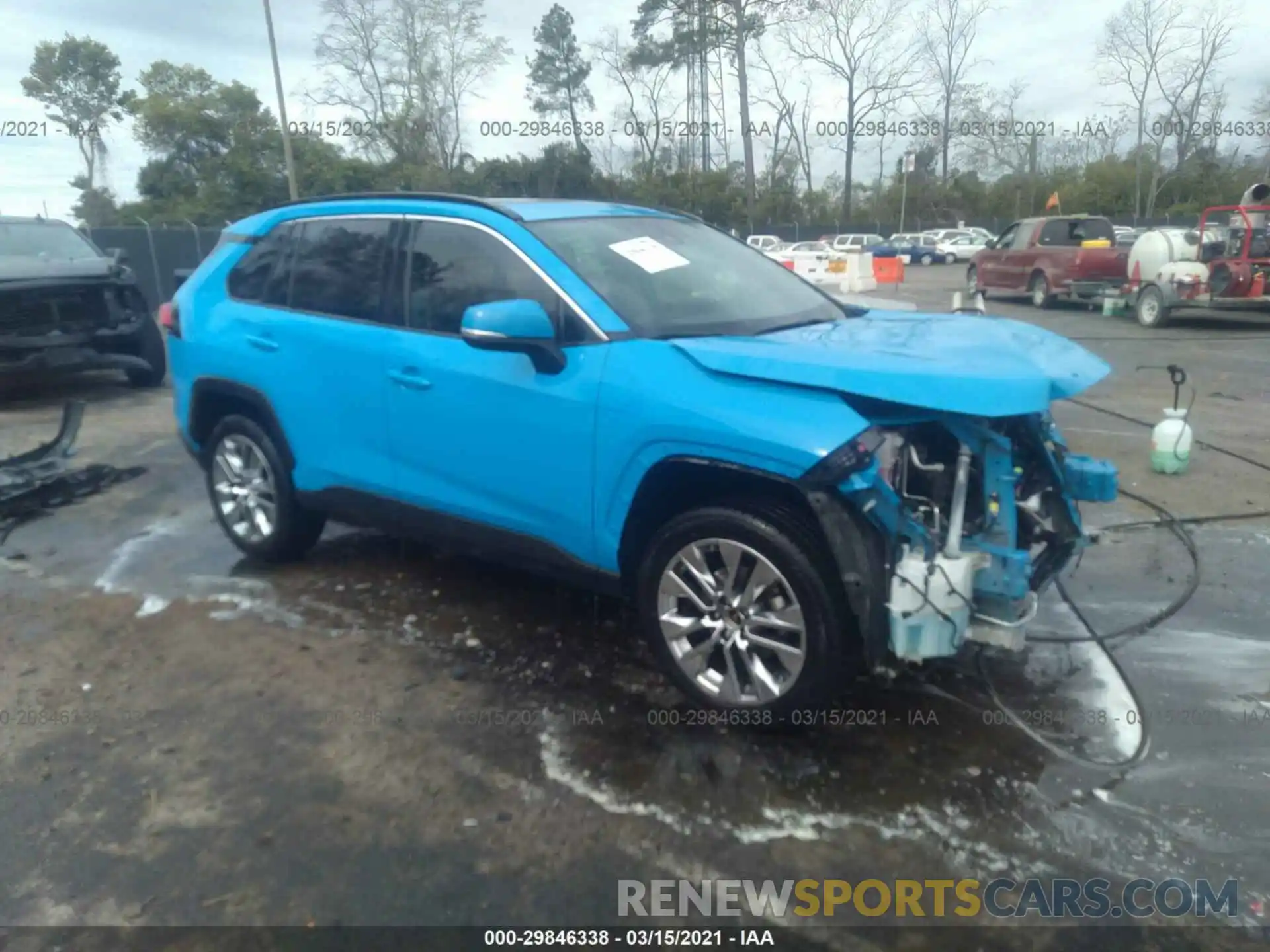 1 Photograph of a damaged car JTMC1RFV0KD011402 TOYOTA RAV4 2019