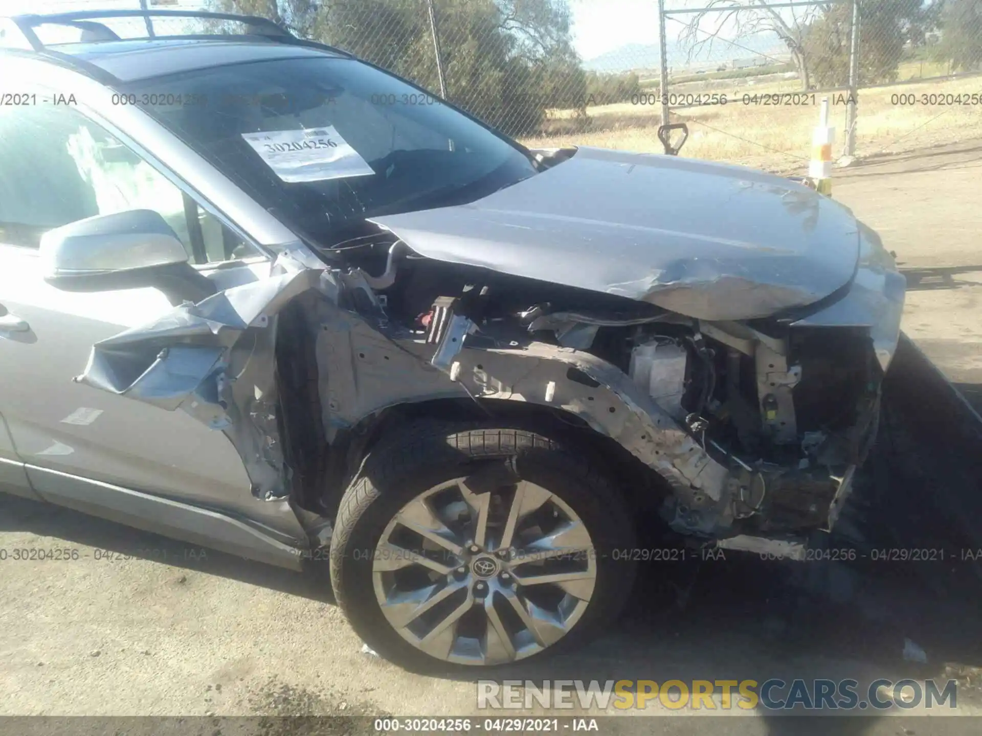 6 Photograph of a damaged car JTMC1RFV0KD011576 TOYOTA RAV4 2019