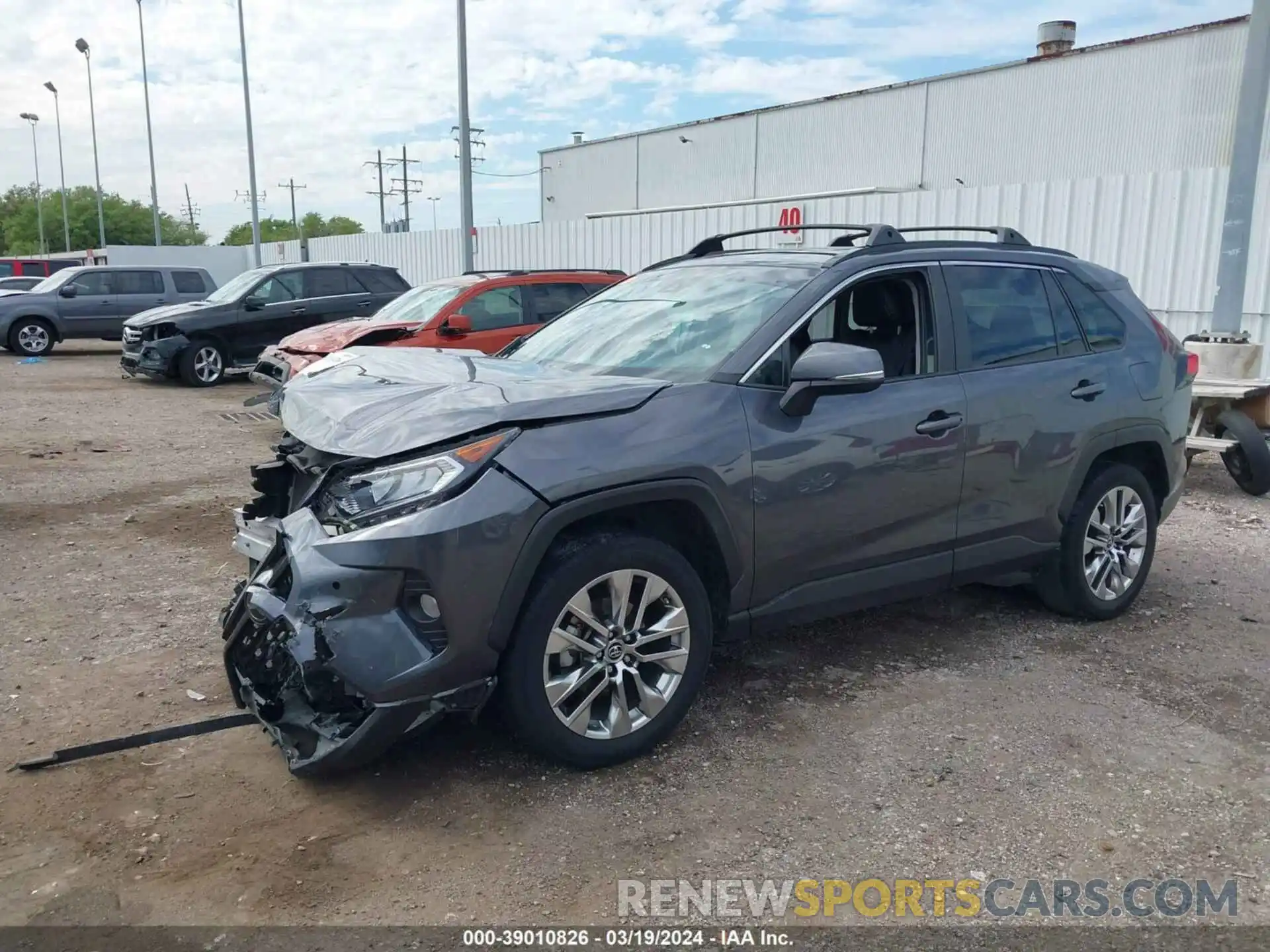 2 Photograph of a damaged car JTMC1RFV0KD501984 TOYOTA RAV4 2019