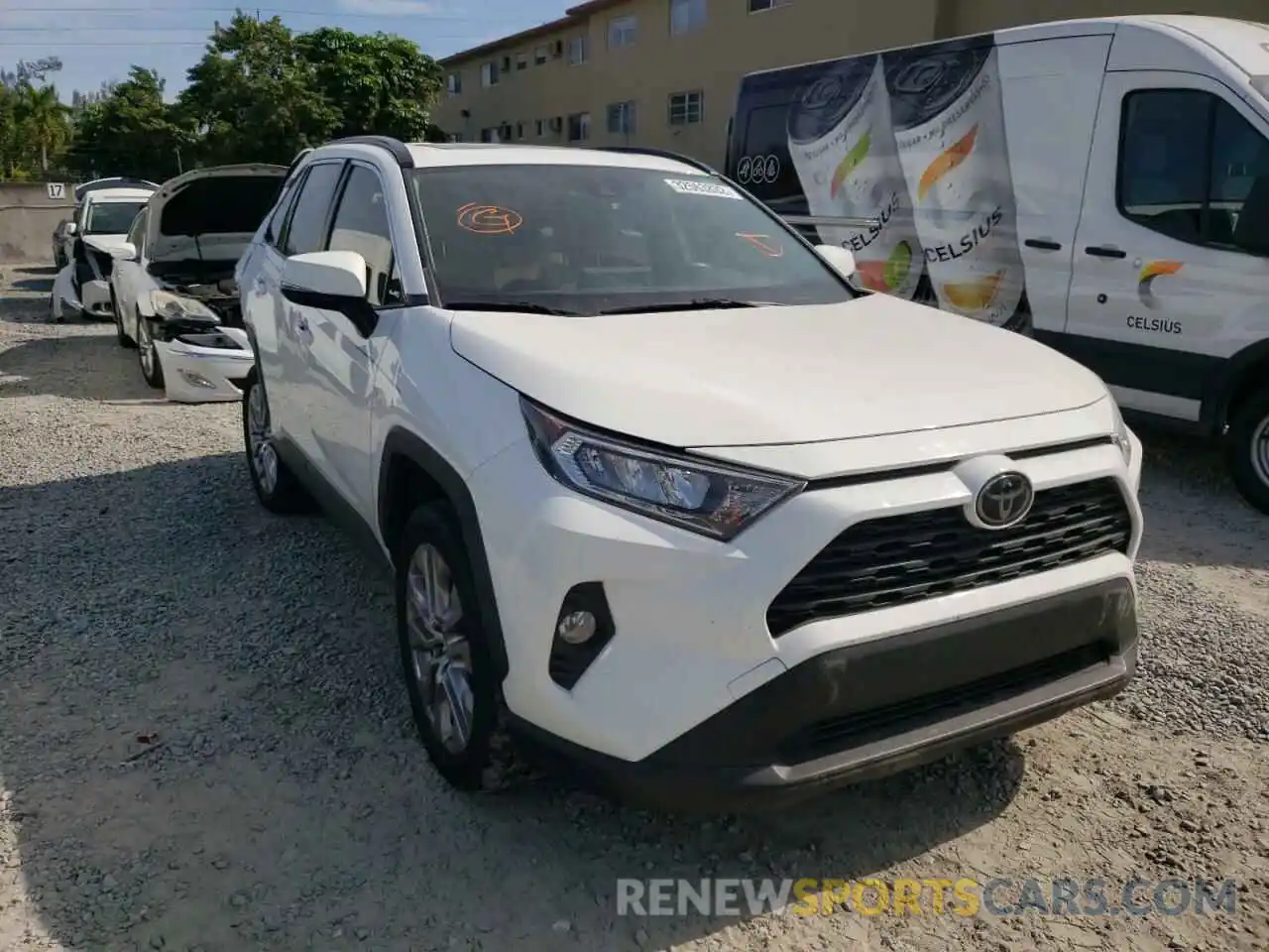 1 Photograph of a damaged car JTMC1RFV0KD514847 TOYOTA RAV4 2019