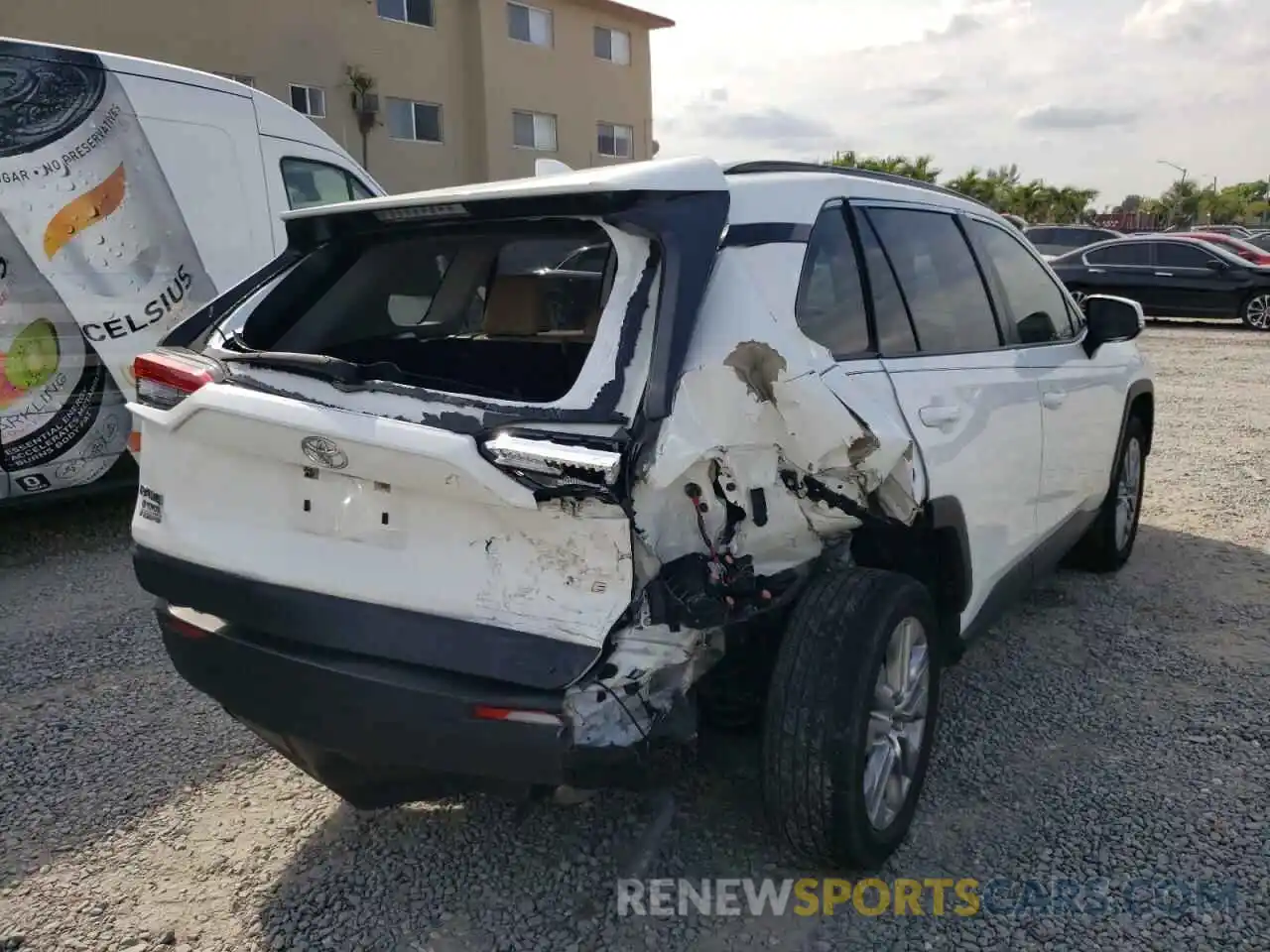 4 Photograph of a damaged car JTMC1RFV0KD514847 TOYOTA RAV4 2019