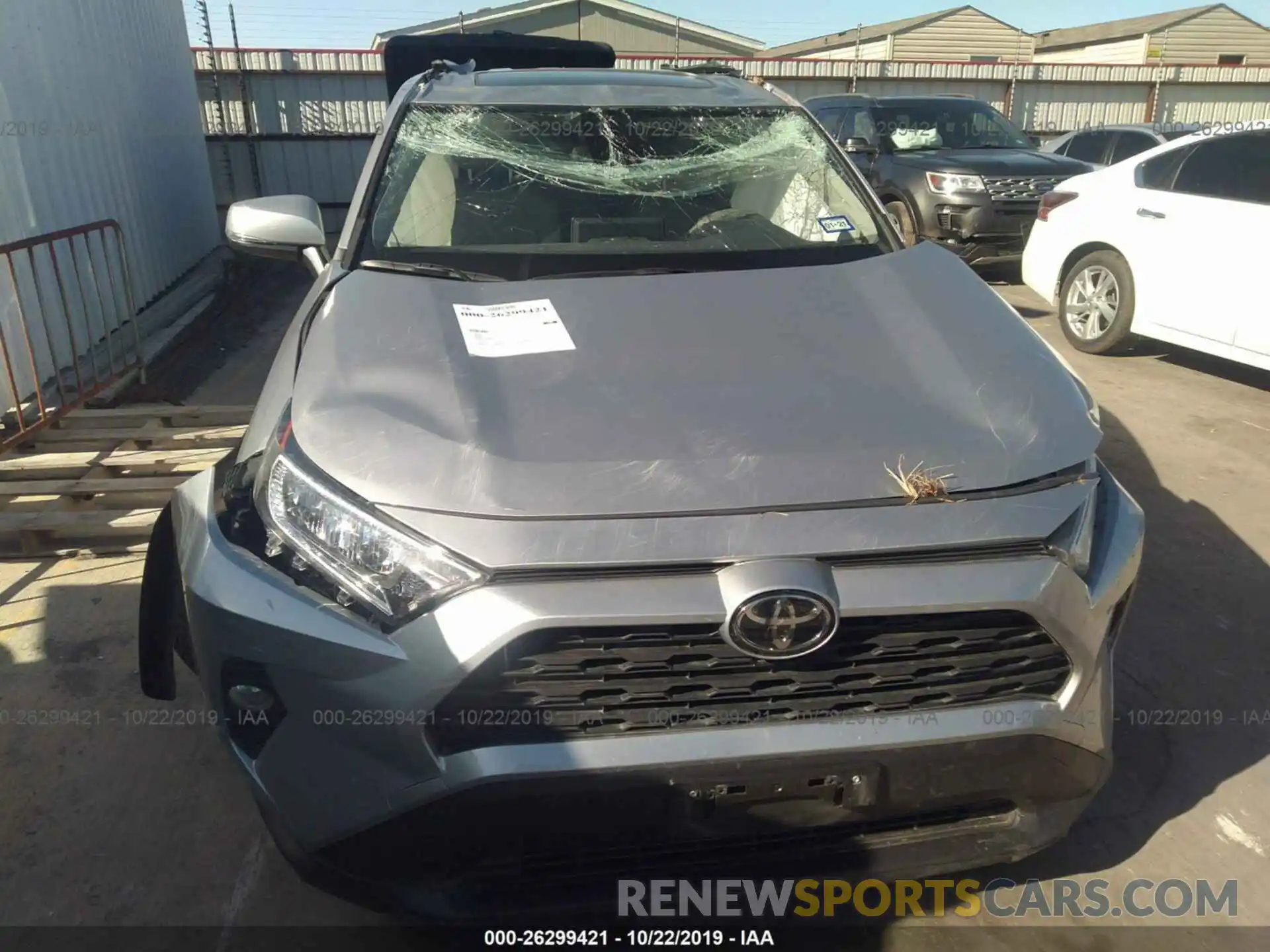 6 Photograph of a damaged car JTMC1RFV0KJ002961 TOYOTA RAV4 2019