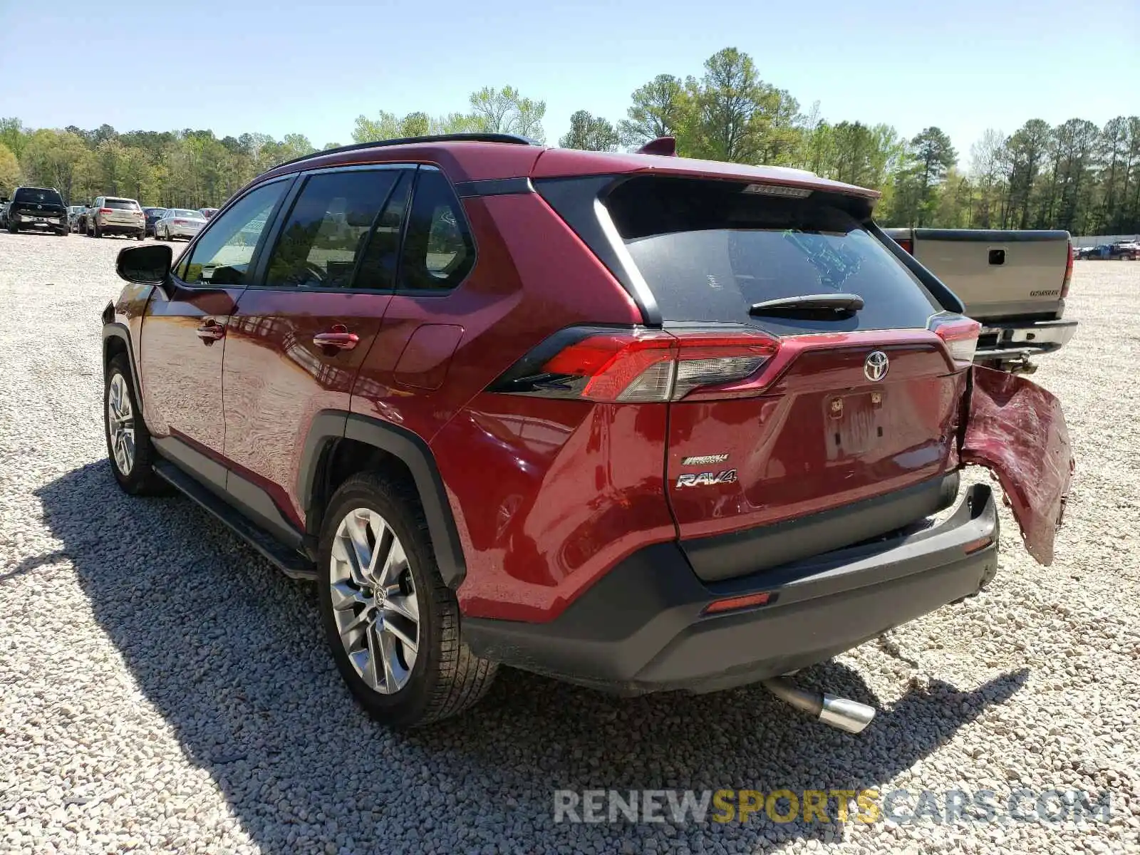 3 Photograph of a damaged car JTMC1RFV0KJ016519 TOYOTA RAV4 2019