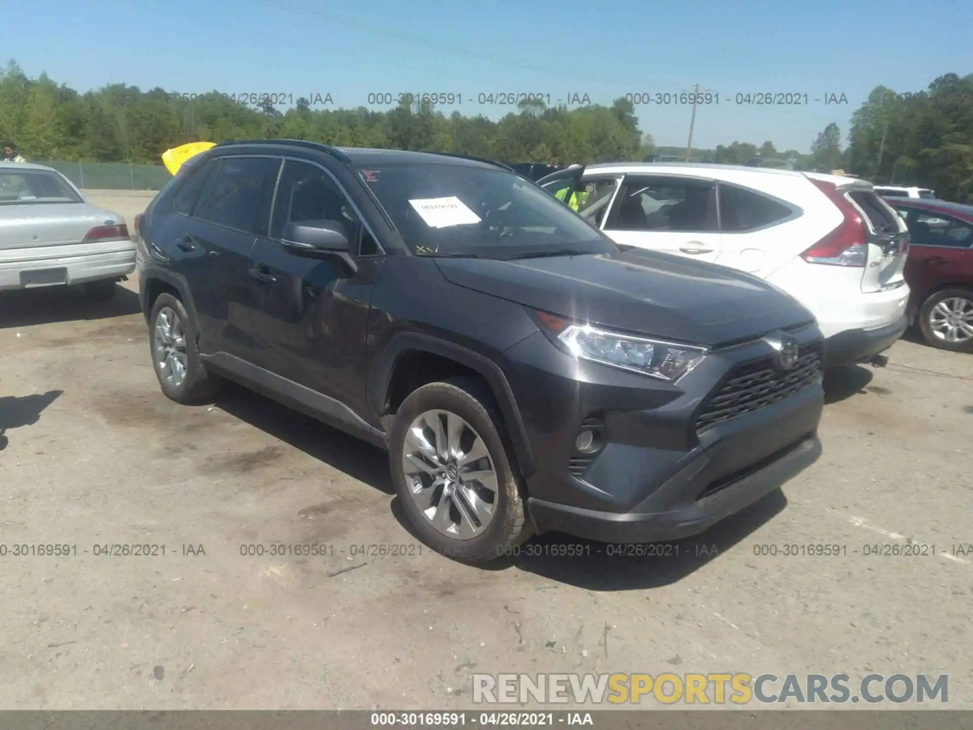 1 Photograph of a damaged car JTMC1RFV1KD015023 TOYOTA RAV4 2019