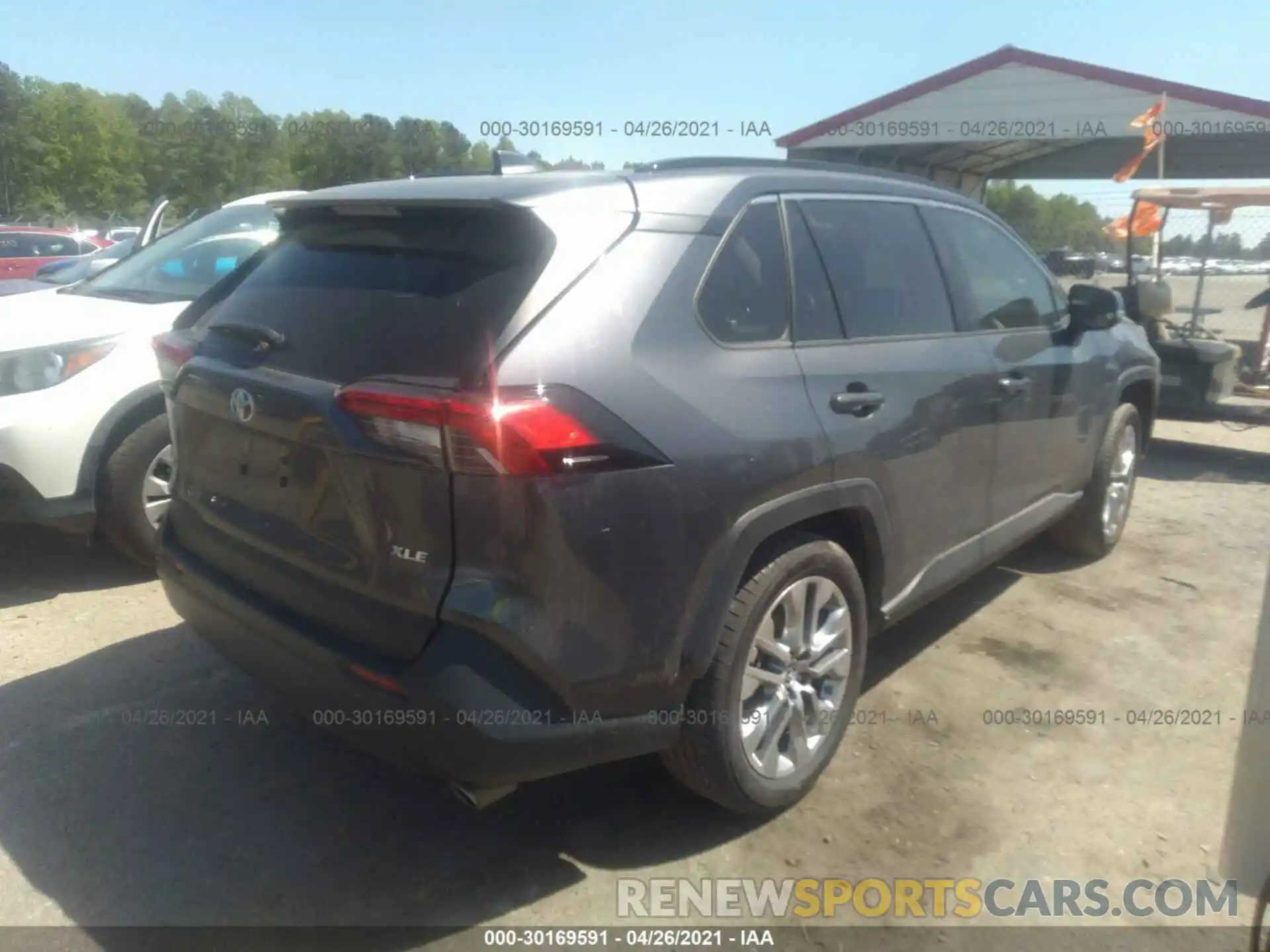 4 Photograph of a damaged car JTMC1RFV1KD015023 TOYOTA RAV4 2019