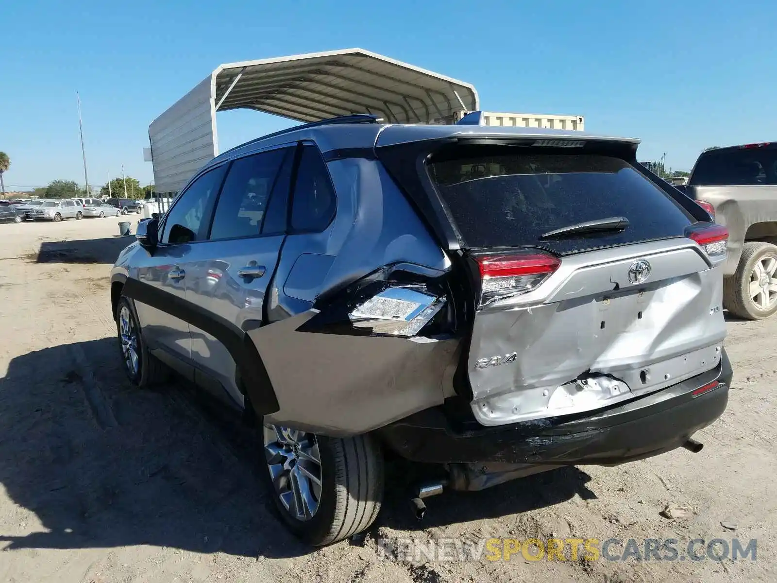 3 Photograph of a damaged car JTMC1RFV1KD021890 TOYOTA RAV4 2019
