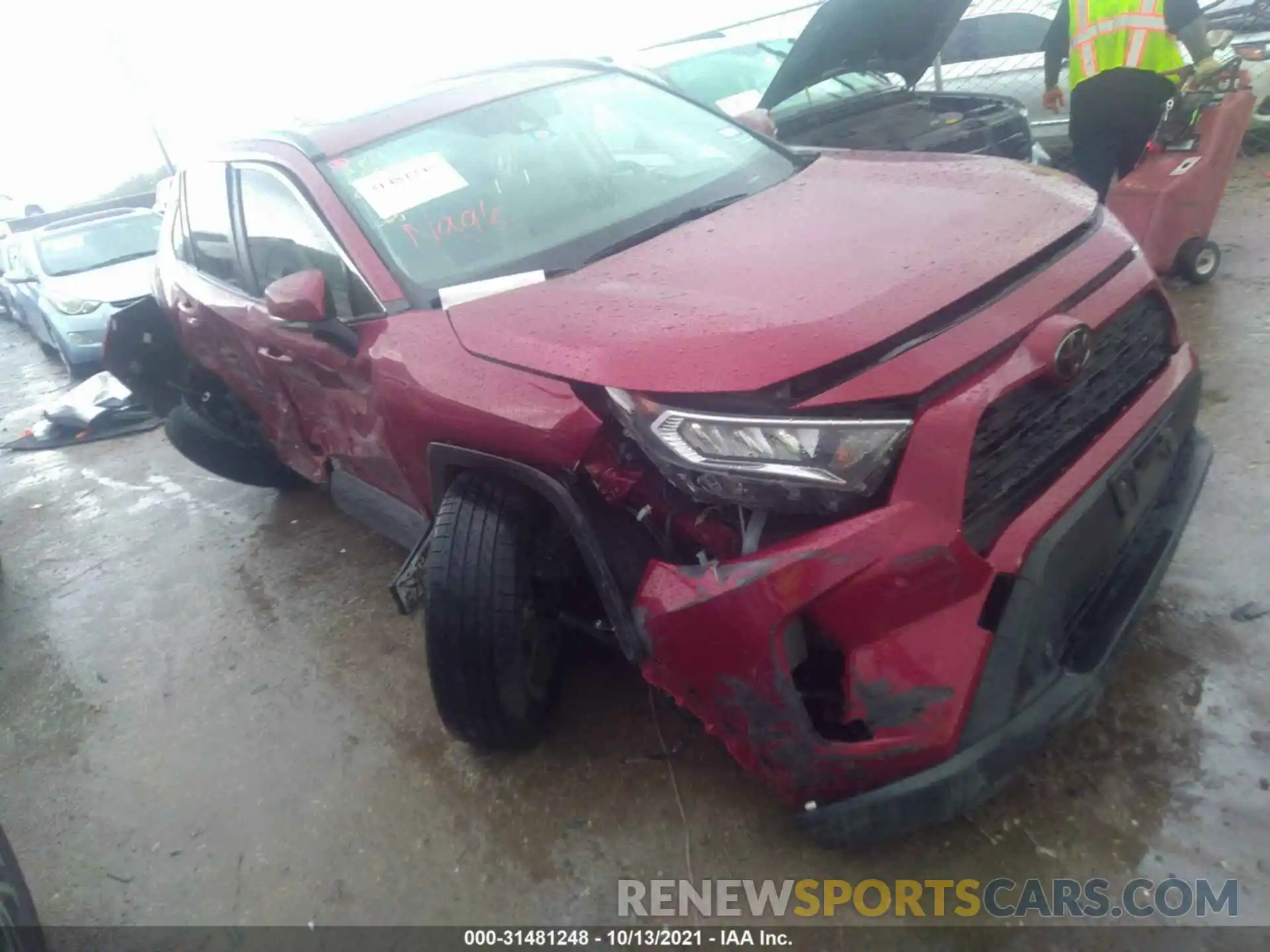 1 Photograph of a damaged car JTMC1RFV1KD022179 TOYOTA RAV4 2019