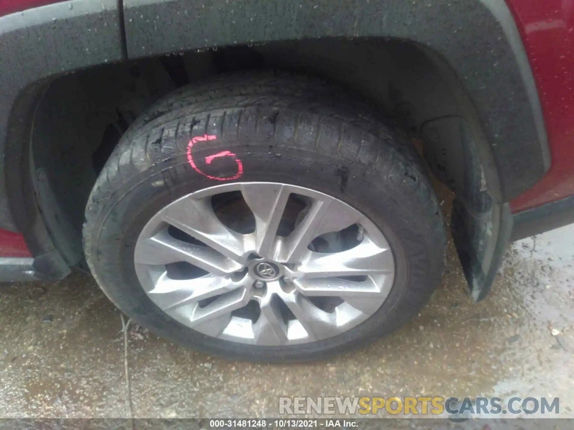 12 Photograph of a damaged car JTMC1RFV1KD022179 TOYOTA RAV4 2019