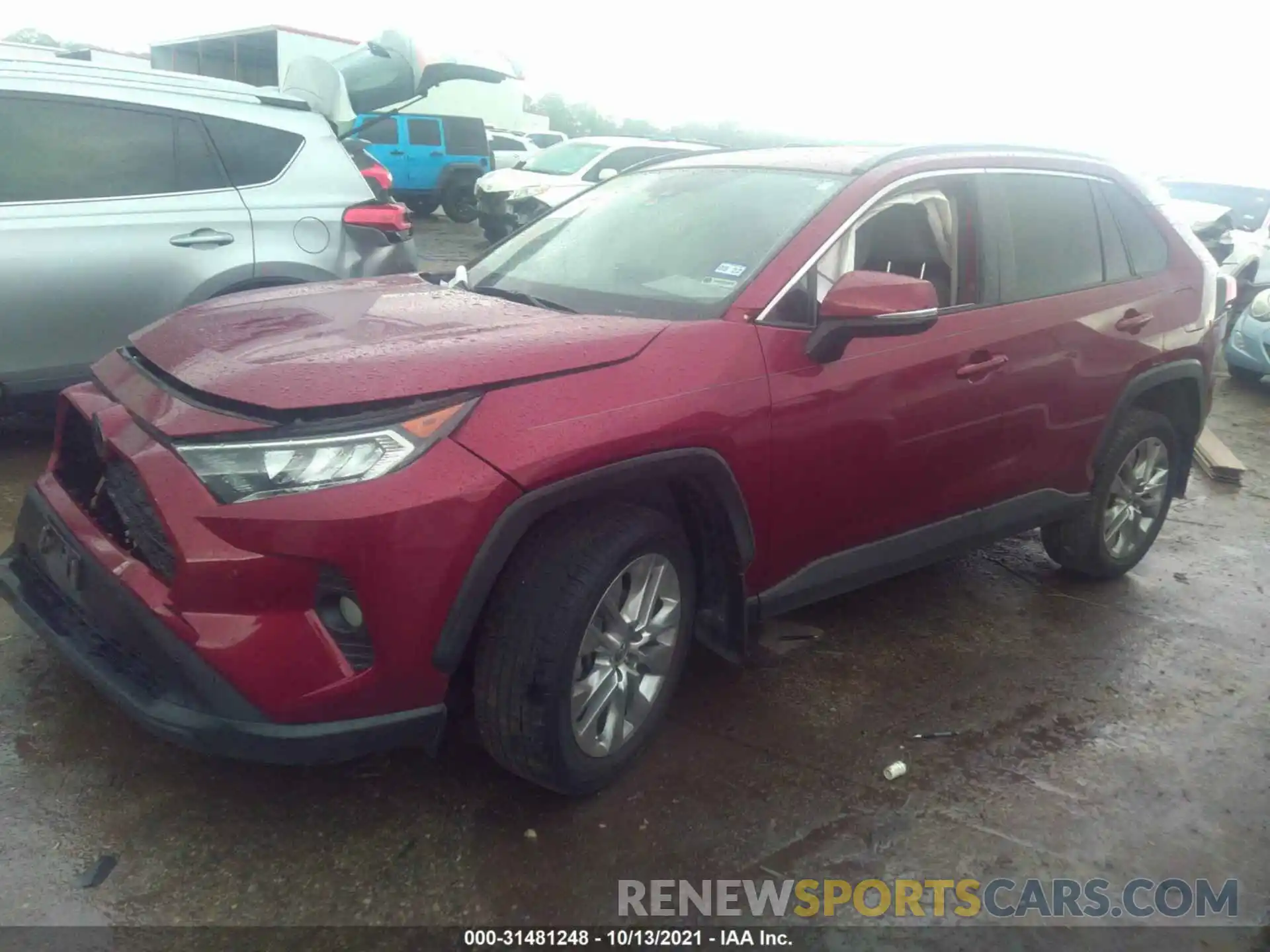 2 Фотография поврежденного автомобиля JTMC1RFV1KD022179 TOYOTA RAV4 2019