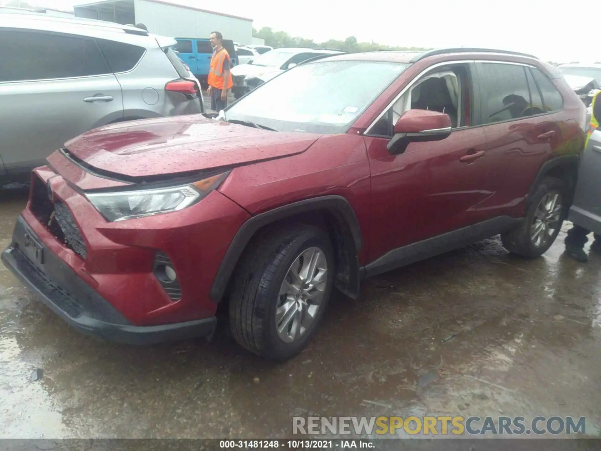 4 Photograph of a damaged car JTMC1RFV1KD022179 TOYOTA RAV4 2019