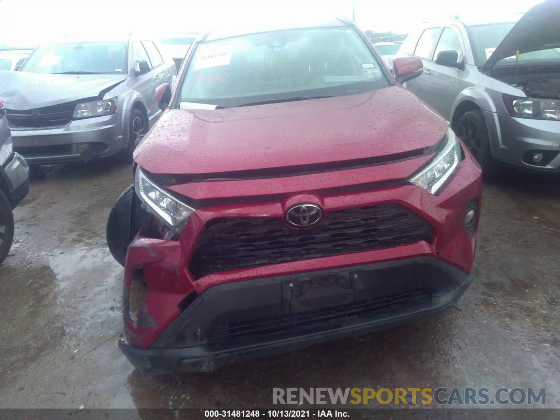 6 Photograph of a damaged car JTMC1RFV1KD022179 TOYOTA RAV4 2019