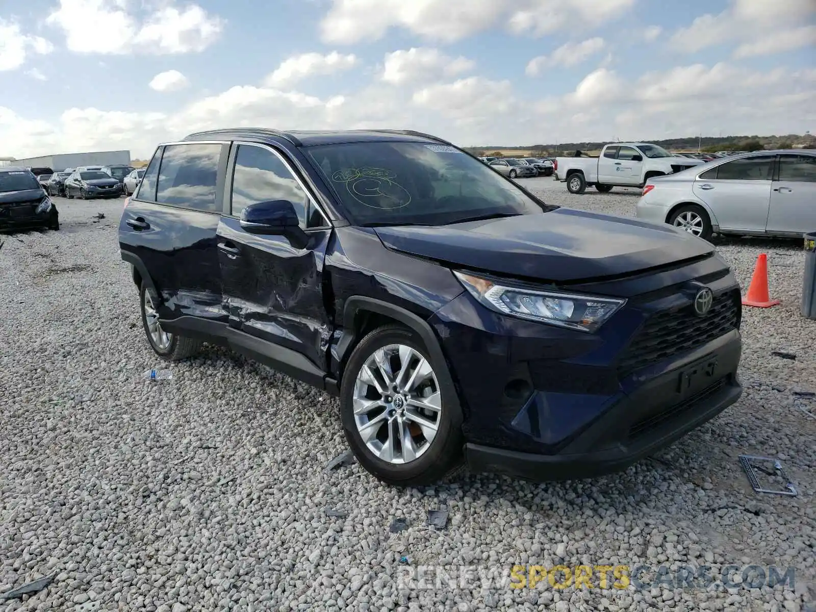 1 Фотография поврежденного автомобиля JTMC1RFV1KD024207 TOYOTA RAV4 2019