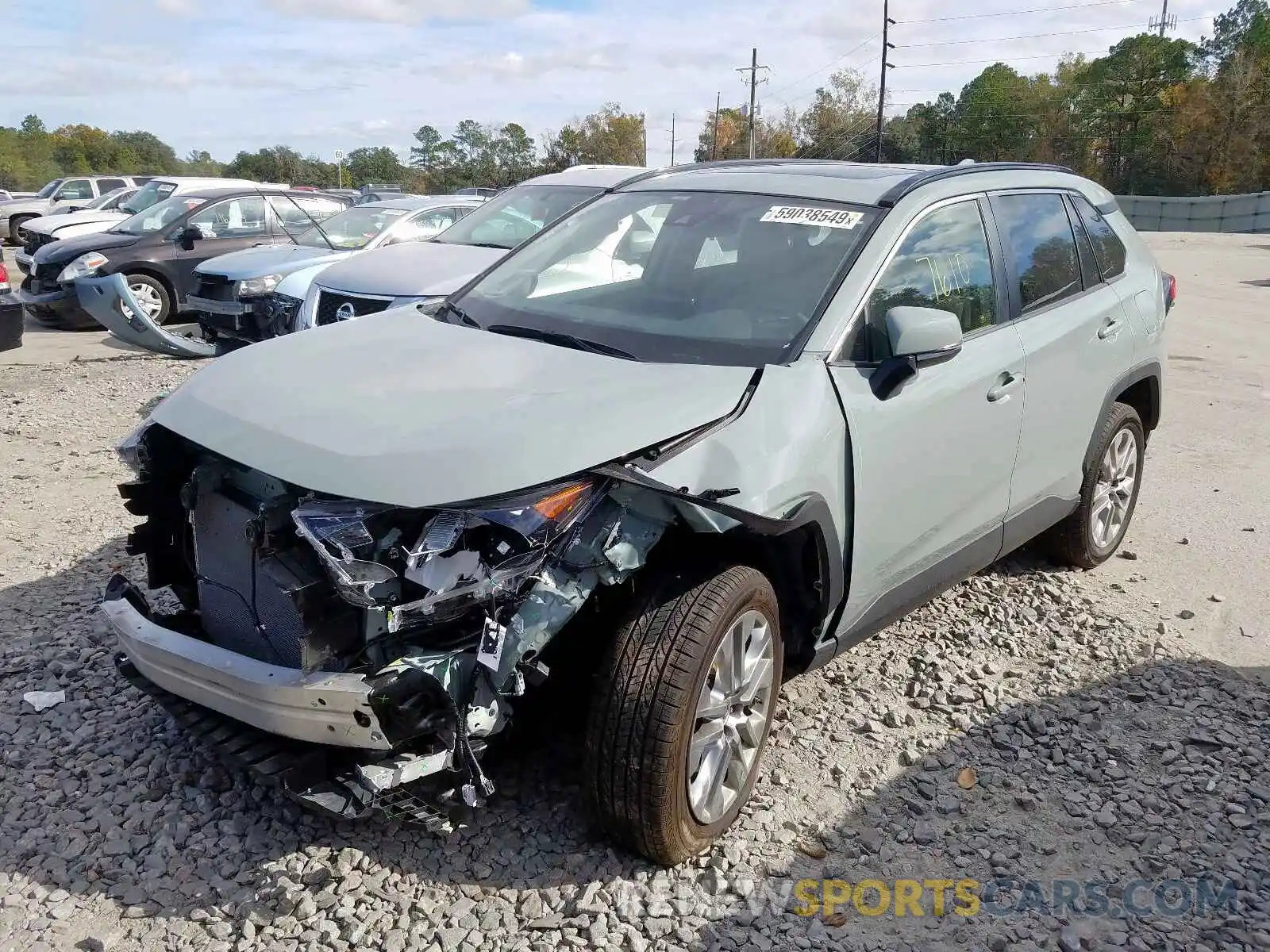 2 Photograph of a damaged car JTMC1RFV1KD024997 TOYOTA RAV4 2019