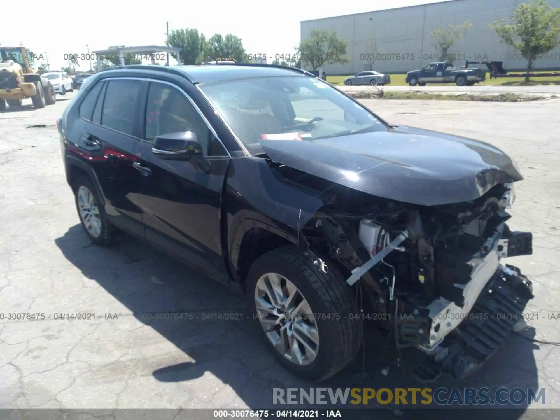 1 Photograph of a damaged car JTMC1RFV1KD037443 TOYOTA RAV4 2019