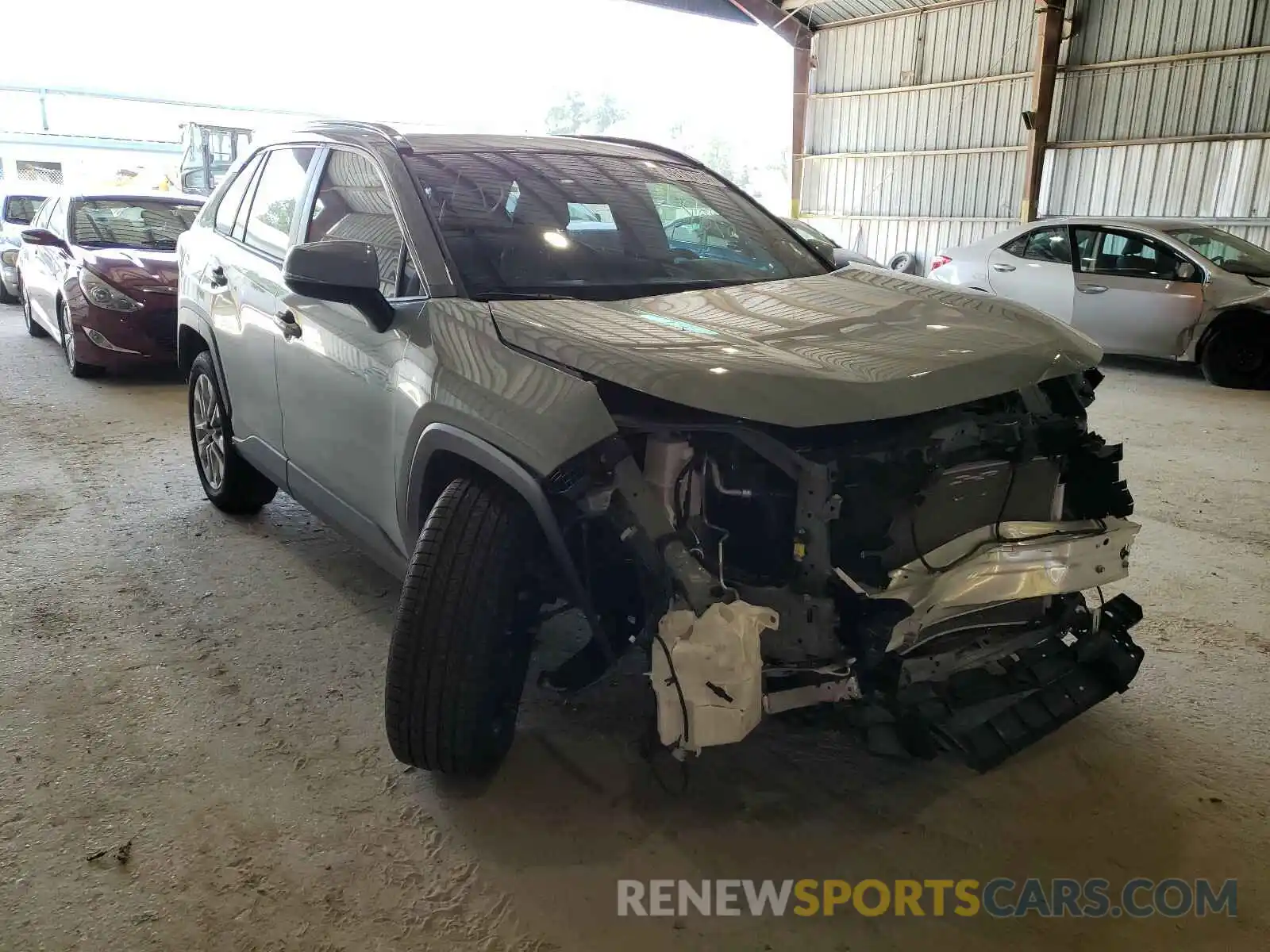 1 Photograph of a damaged car JTMC1RFV1KD041914 TOYOTA RAV4 2019