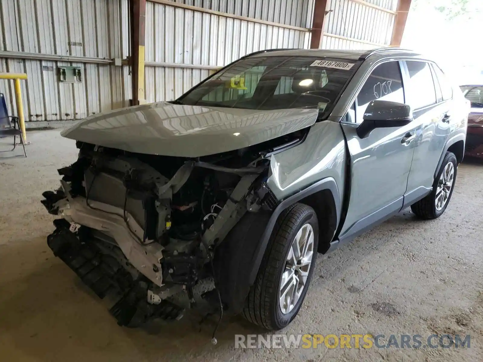 2 Photograph of a damaged car JTMC1RFV1KD041914 TOYOTA RAV4 2019