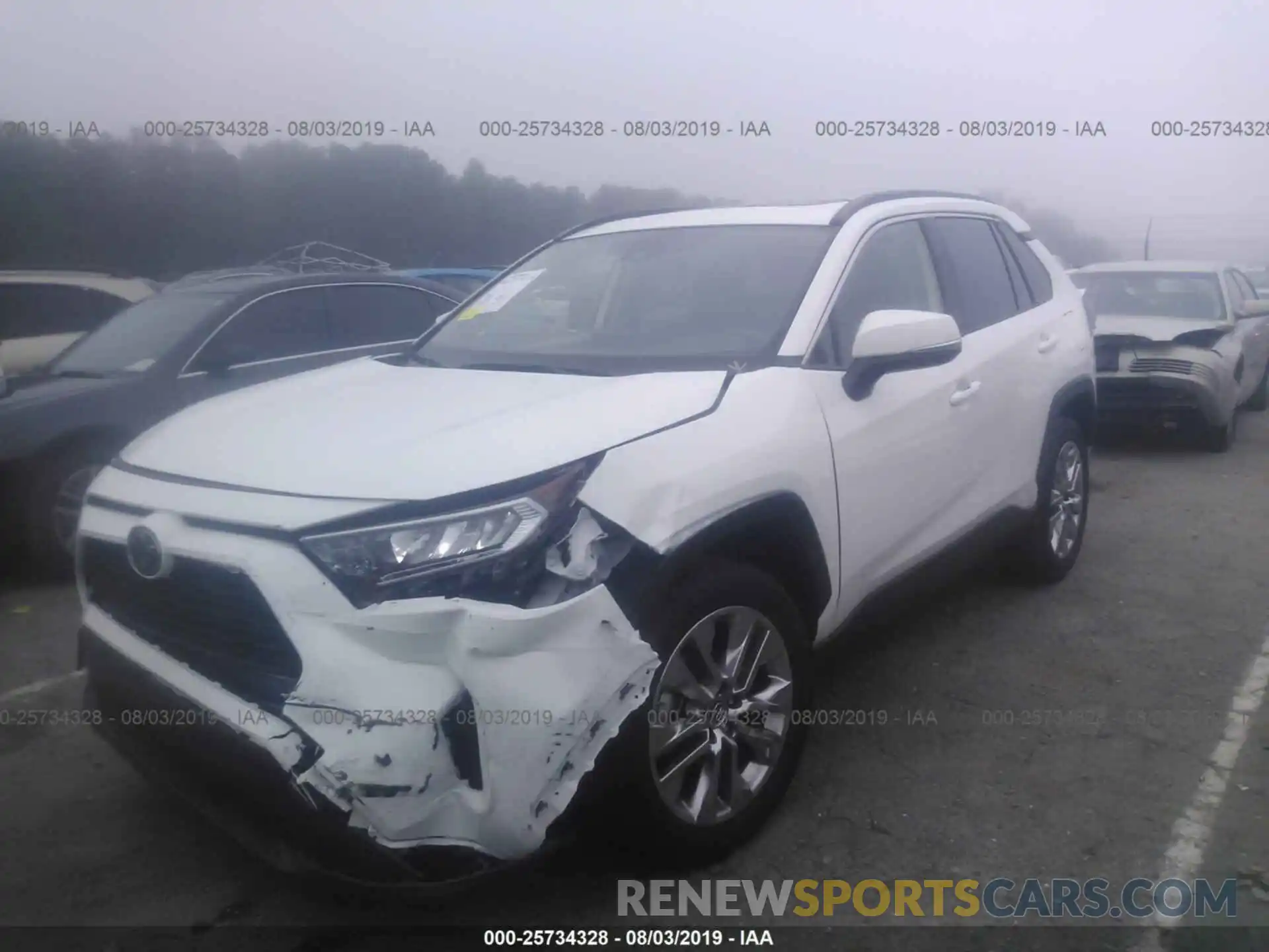 2 Photograph of a damaged car JTMC1RFV1KD502531 TOYOTA RAV4 2019