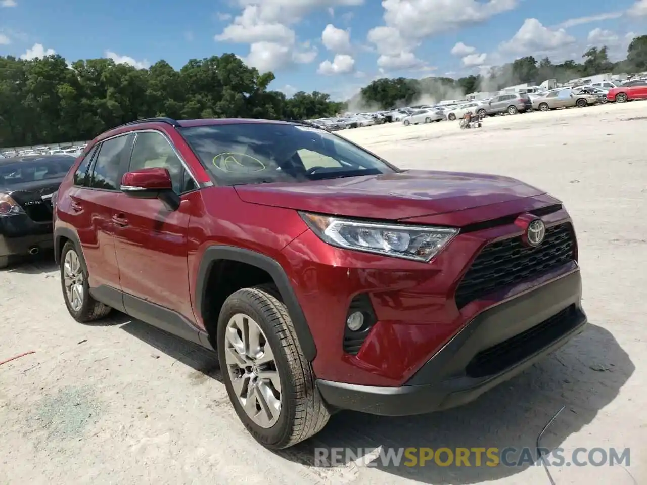 1 Photograph of a damaged car JTMC1RFV1KD504778 TOYOTA RAV4 2019