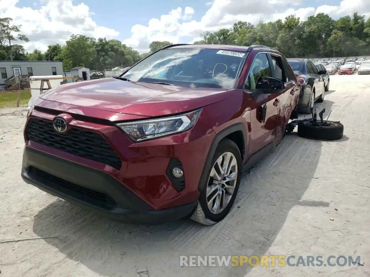 2 Фотография поврежденного автомобиля JTMC1RFV1KD504778 TOYOTA RAV4 2019