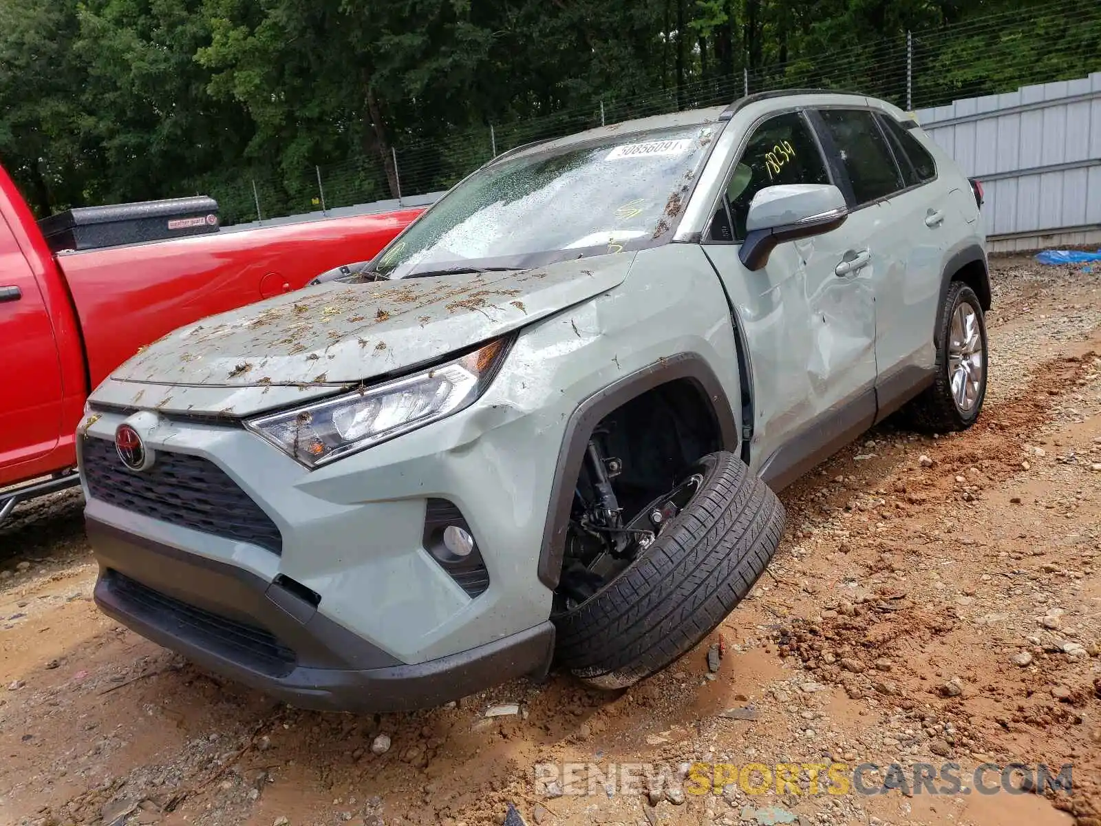 2 Photograph of a damaged car JTMC1RFV1KD512508 TOYOTA RAV4 2019