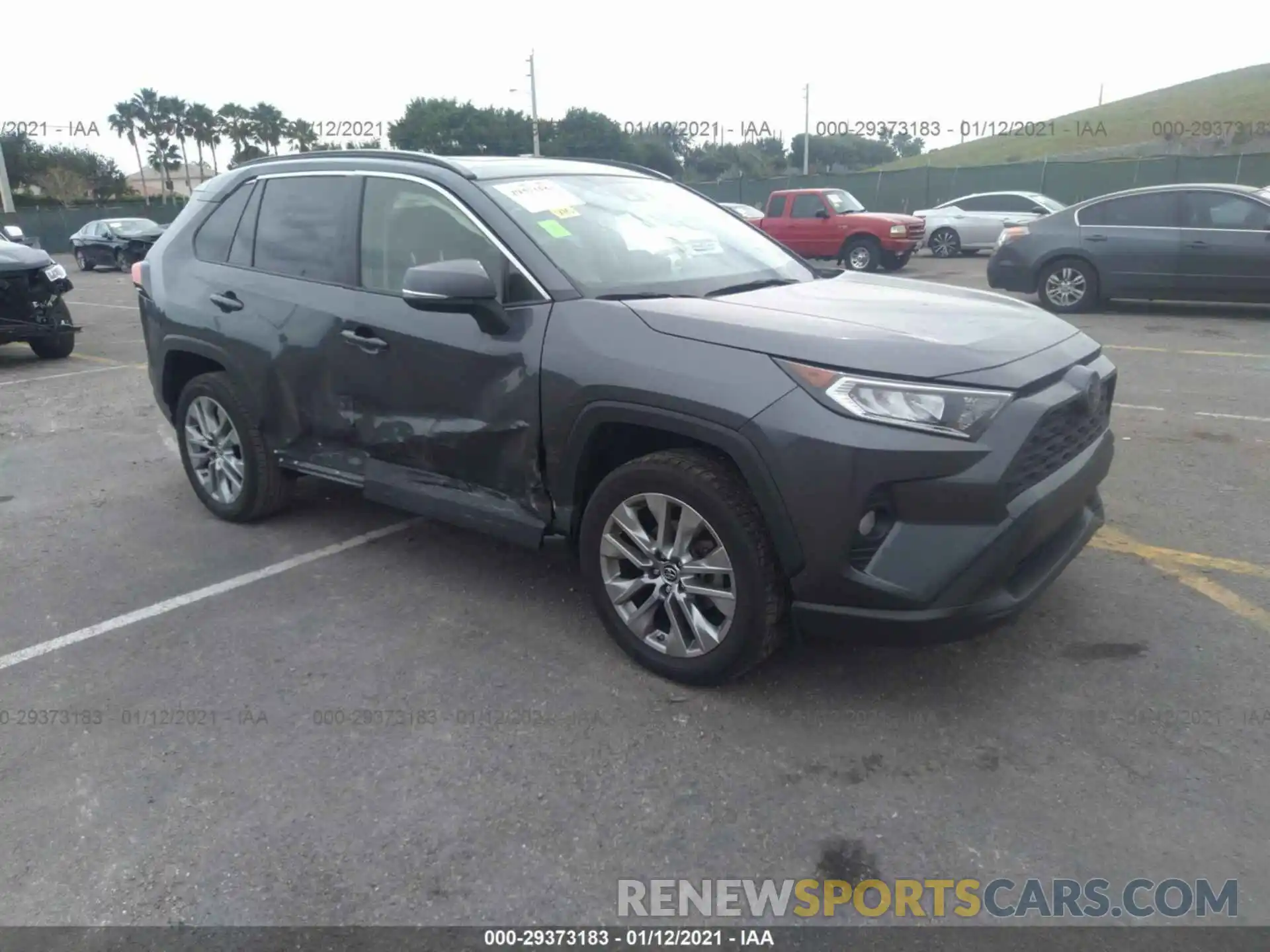 1 Photograph of a damaged car JTMC1RFV1KD514906 TOYOTA RAV4 2019