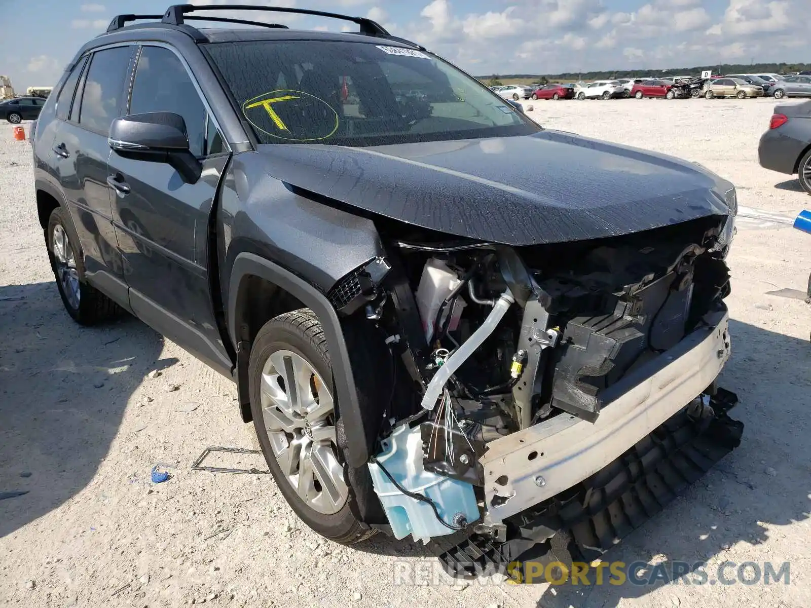 1 Photograph of a damaged car JTMC1RFV1KD516994 TOYOTA RAV4 2019