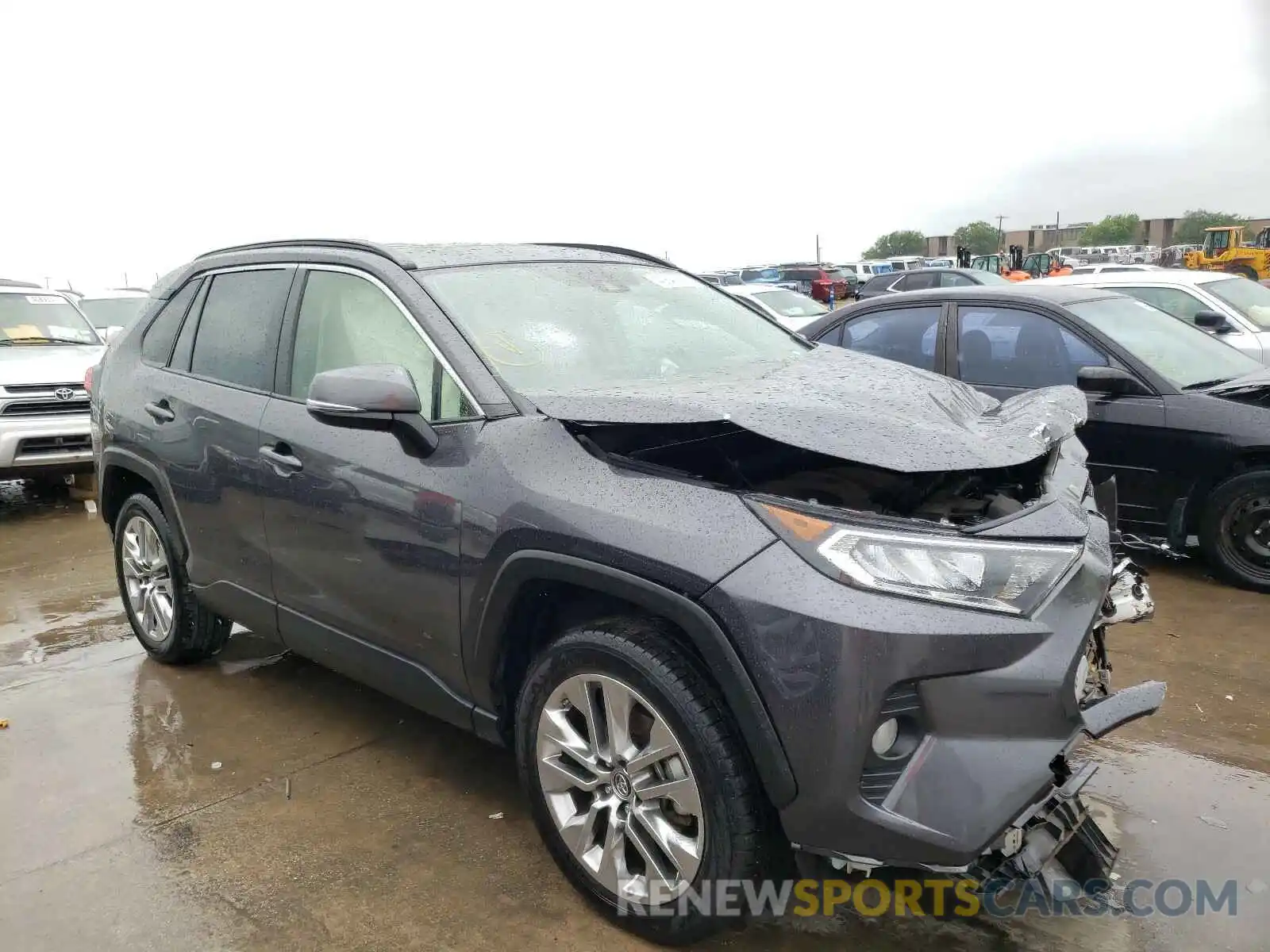 1 Photograph of a damaged car JTMC1RFV1KJ001348 TOYOTA RAV4 2019