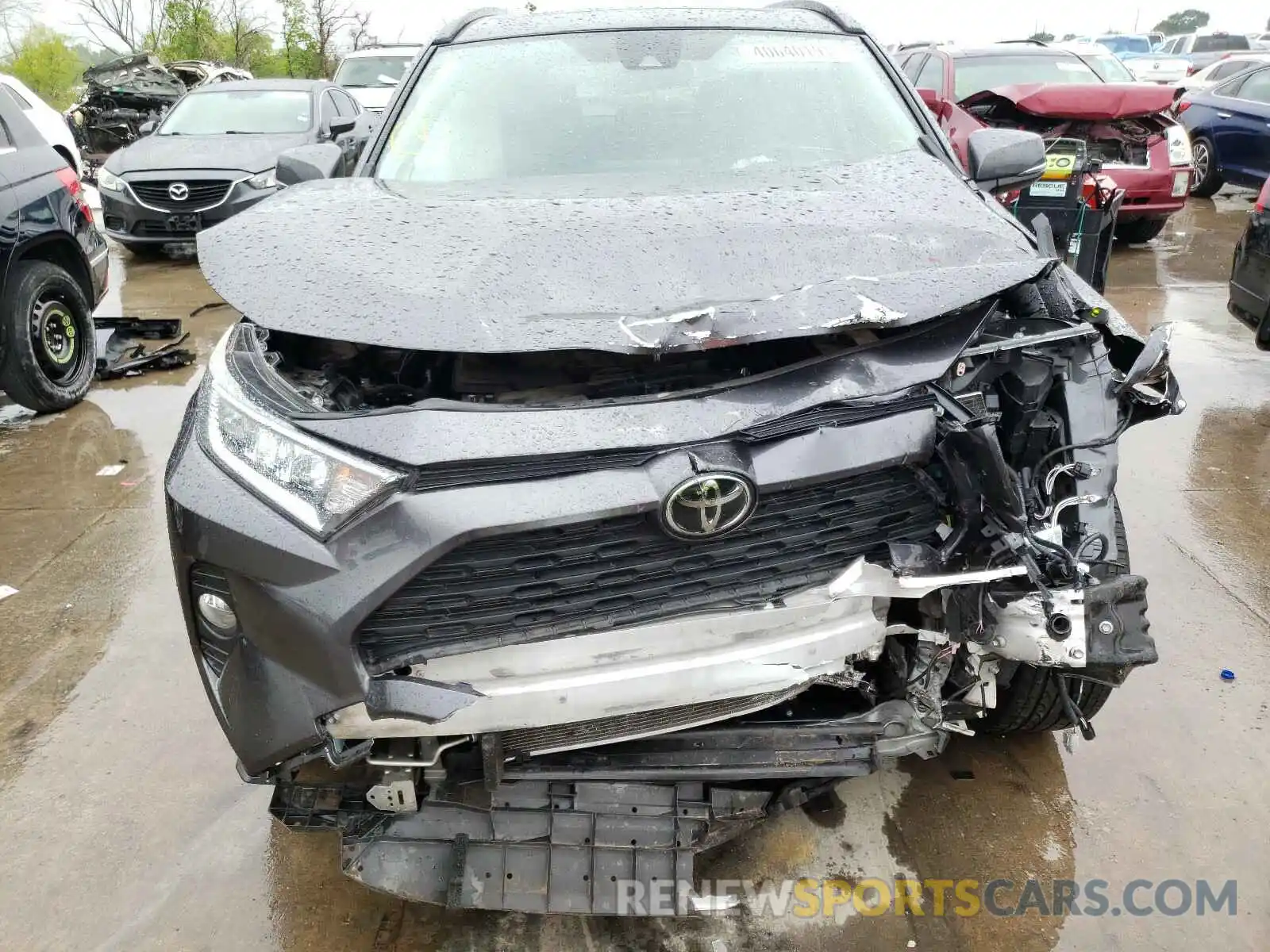 9 Фотография поврежденного автомобиля JTMC1RFV1KJ001348 TOYOTA RAV4 2019