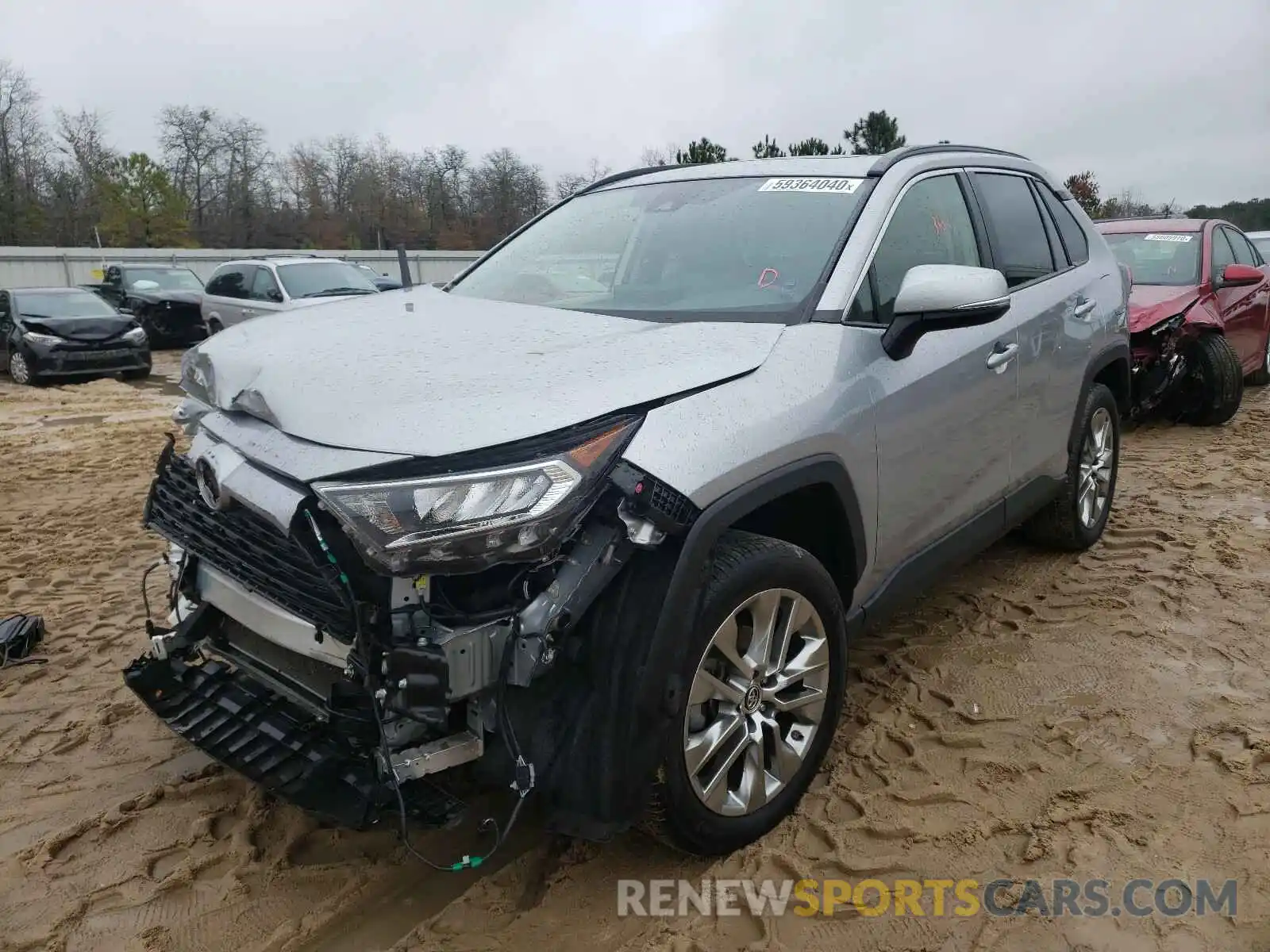 2 Photograph of a damaged car JTMC1RFV1KJ005769 TOYOTA RAV4 2019