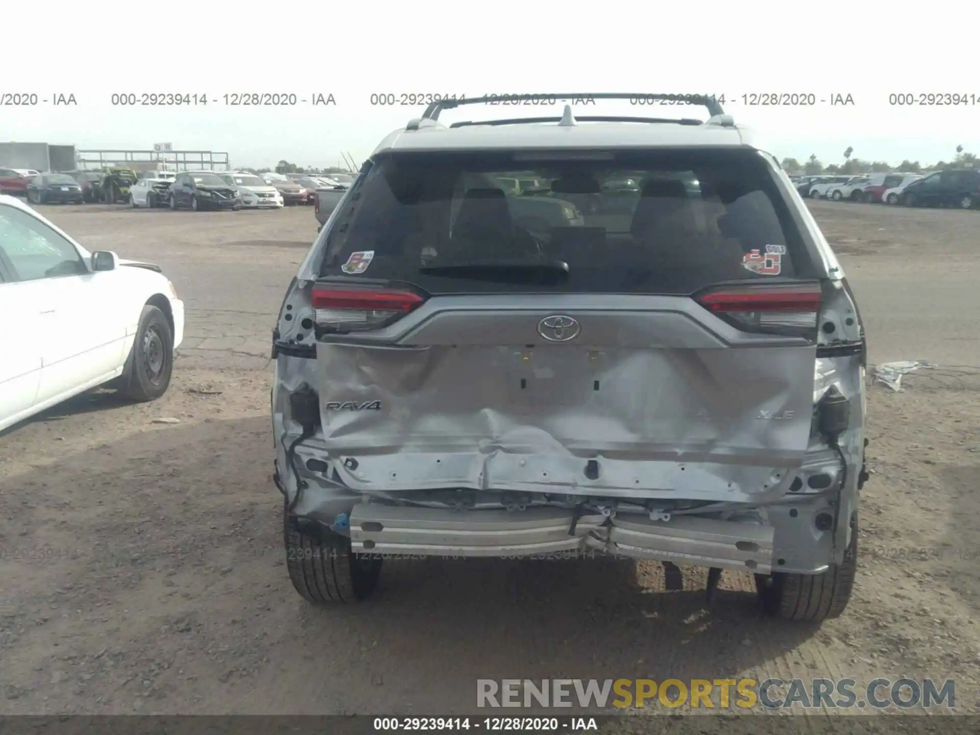 6 Photograph of a damaged car JTMC1RFV1KJ010440 TOYOTA RAV4 2019