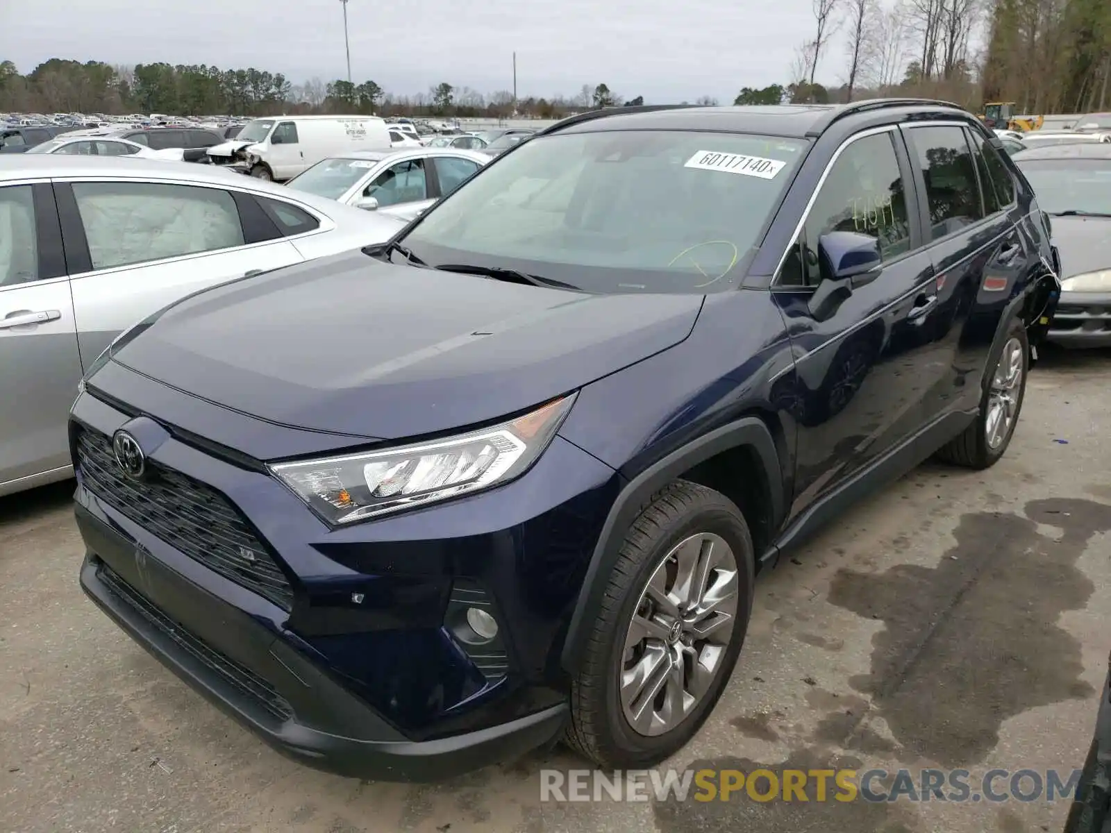 2 Фотография поврежденного автомобиля JTMC1RFV2KD004340 TOYOTA RAV4 2019