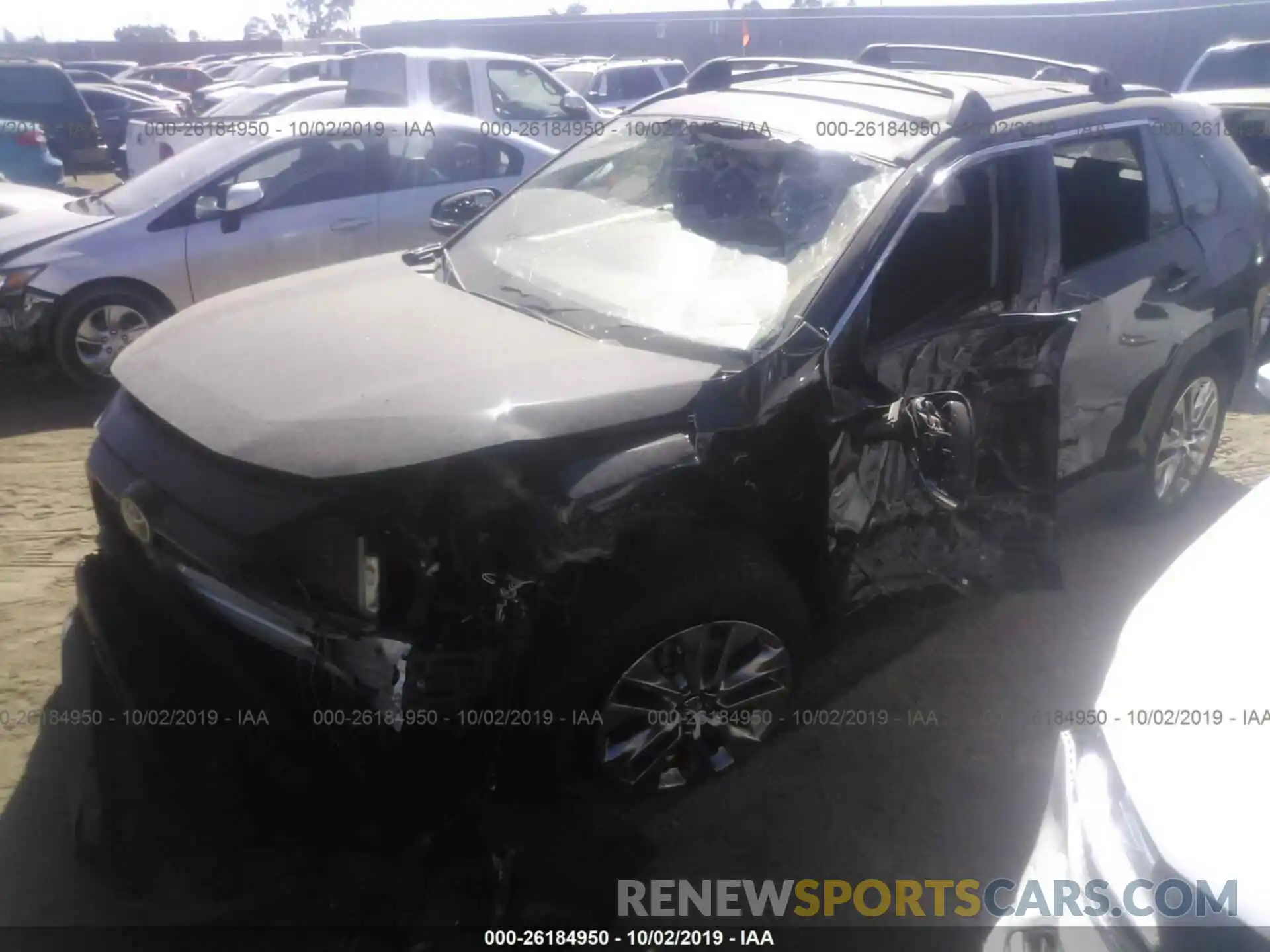 2 Photograph of a damaged car JTMC1RFV2KD007836 TOYOTA RAV4 2019